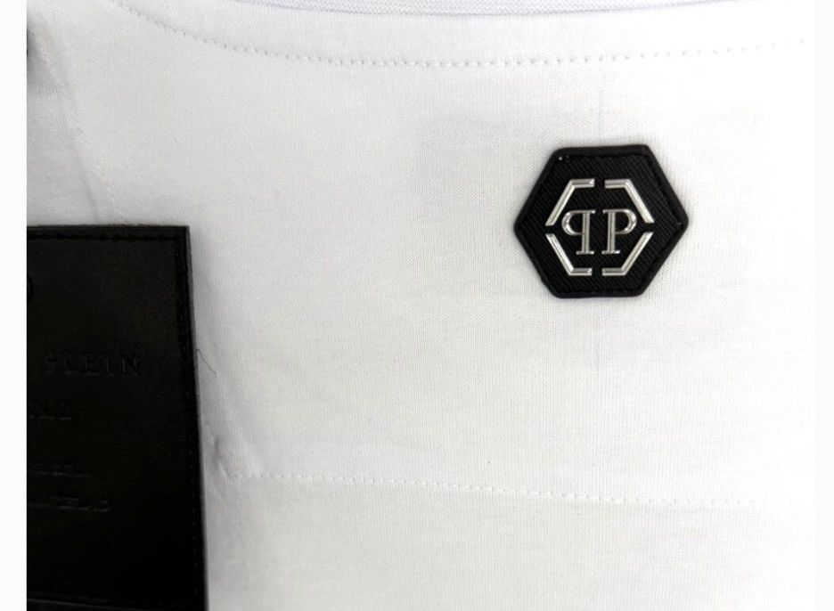 Philipp Plein Philip Plein Mens White Bulldog Tshirt XXL Size US XXL / EU 58 / 5 - 5 Thumbnail