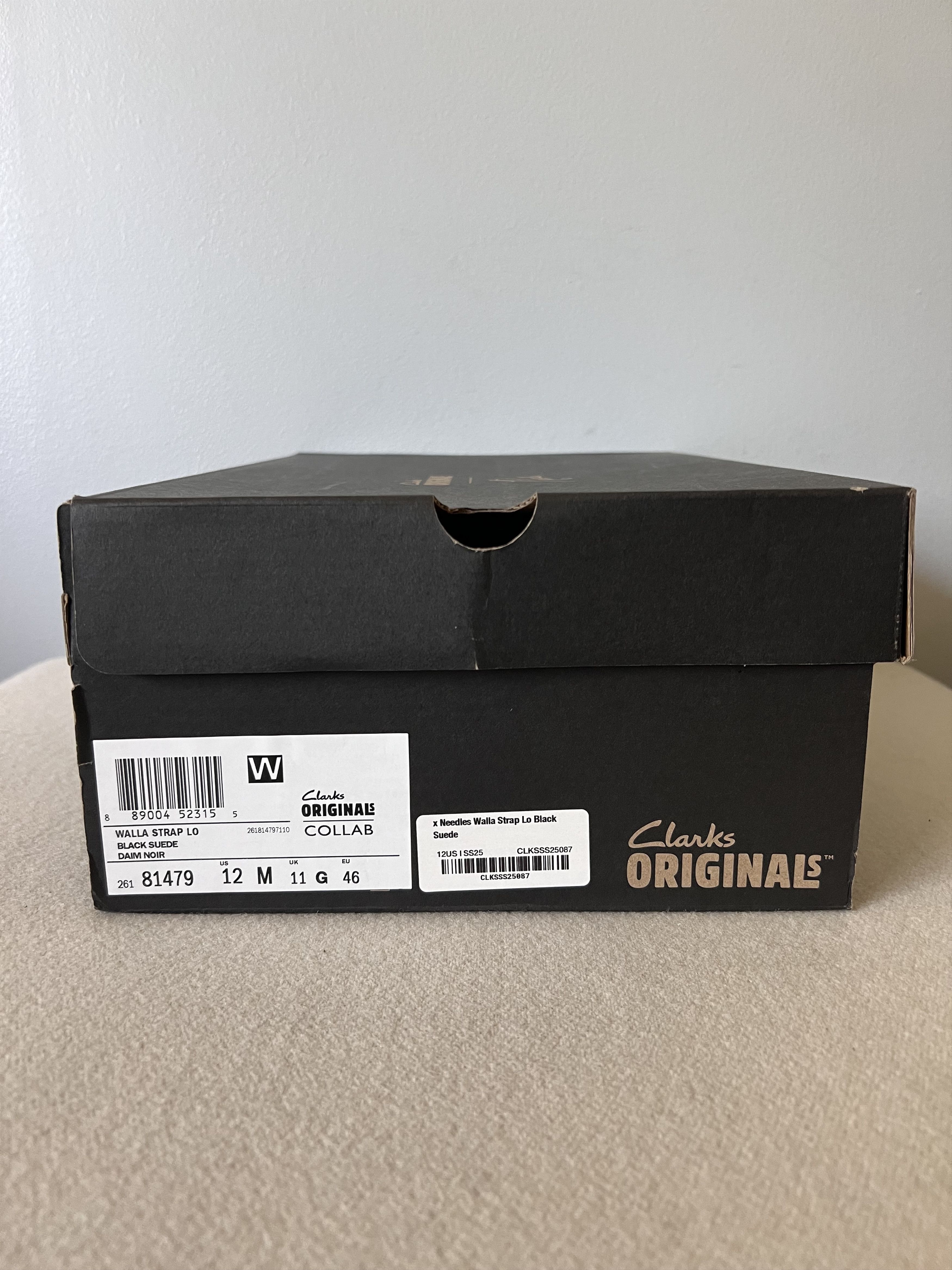 Needles Needles Clarks Walla Lo in Black Suede Size US 12 / EU 45 - 7 Thumbnail