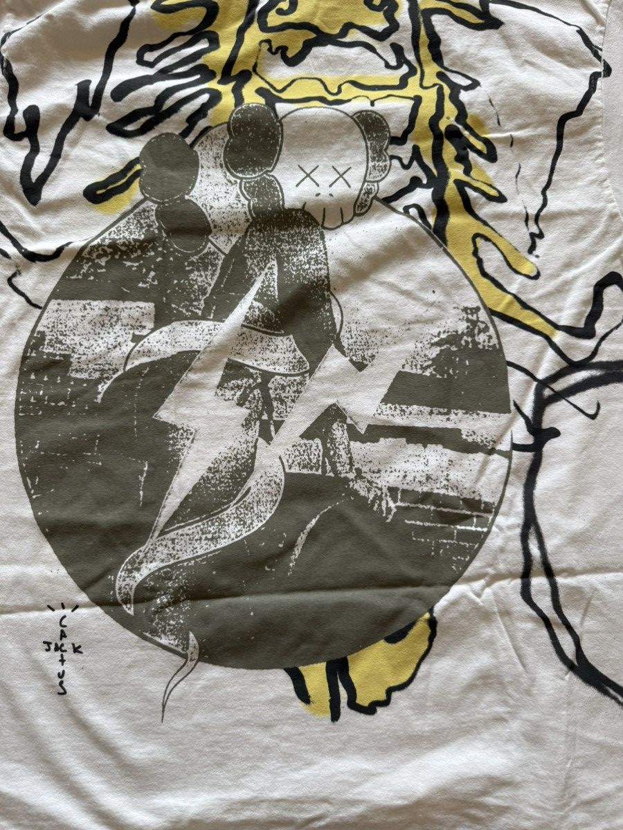 Fragment Design × Kaws × Travis Scott Travis Scott Cactus Jack x KAWS x Fragment Tee Yellow XL Size US XL / EU 56 / 4 - 3 Thumbnail