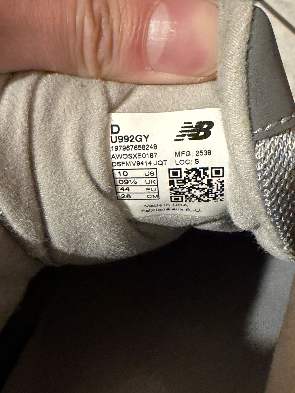 New Balance New balance 992 core grey Size US 10 / EU 43 - 7 Thumbnail