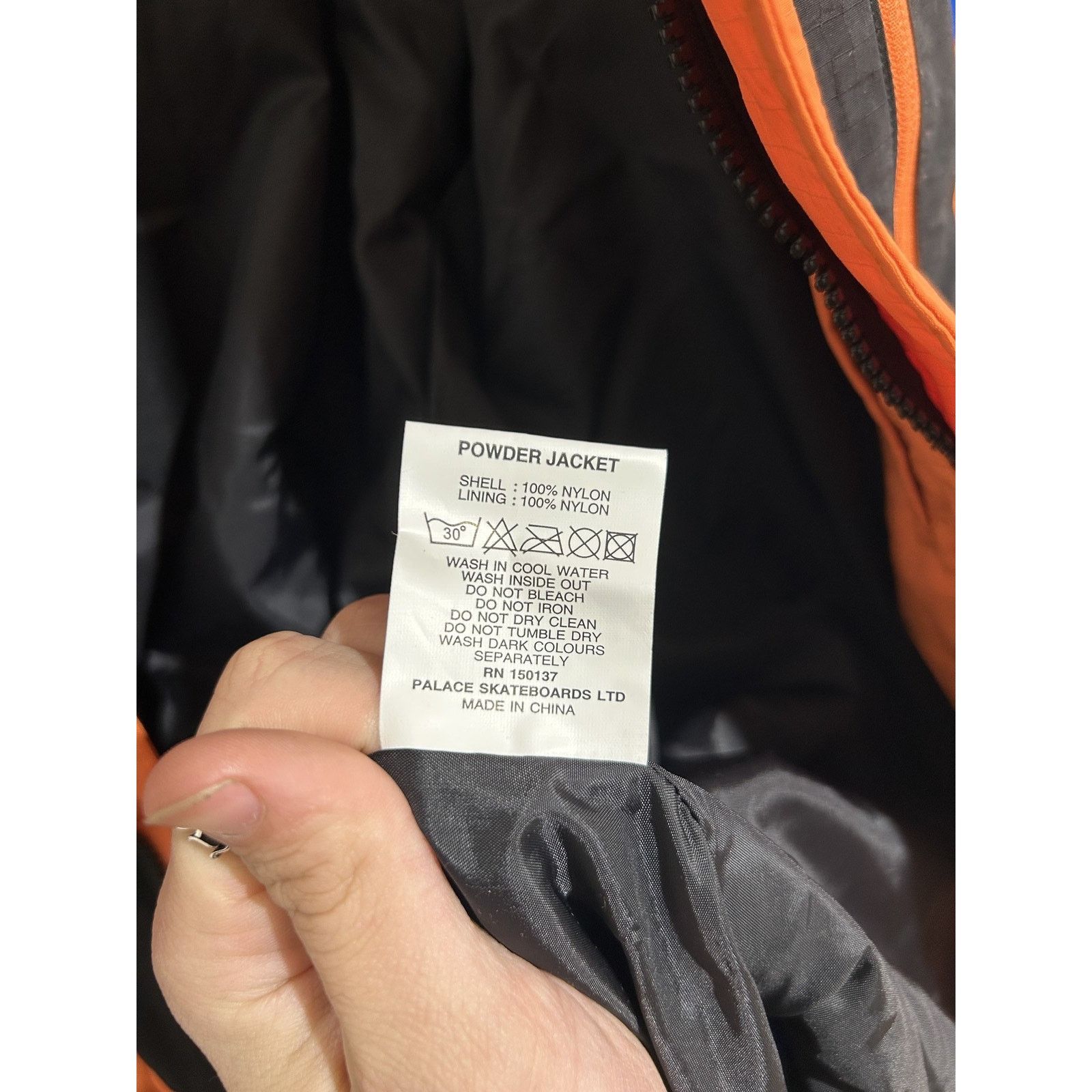 Palace PALACE POWDER JACKET ORANGE SIZE XL PREOWNED Size US XL / EU 56 / 4 - 4 Thumbnail