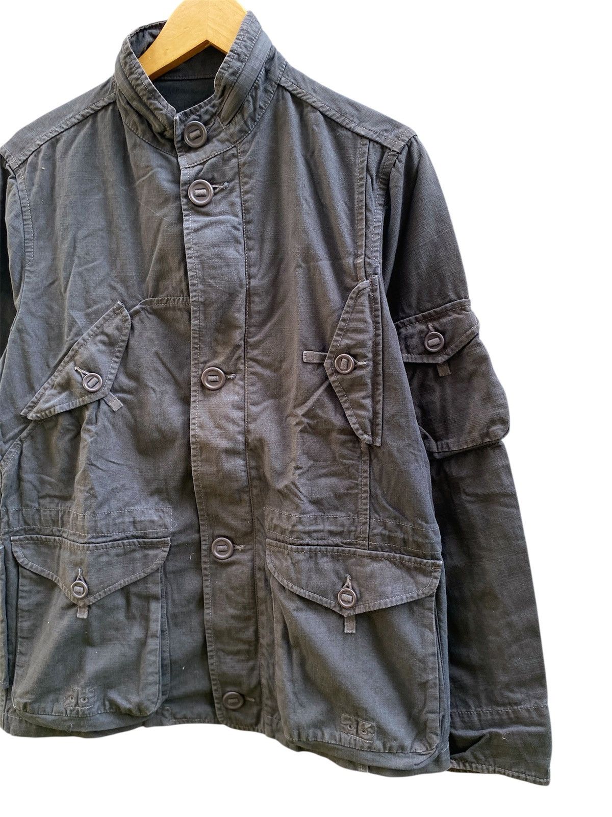 14th Addiction × If Six Was Nine × Yasuyuki Ishii 291295=Homme Cyber Multi Pocket Jacket Size US M / EU 48-50 / 2 - 2 Thumbnail