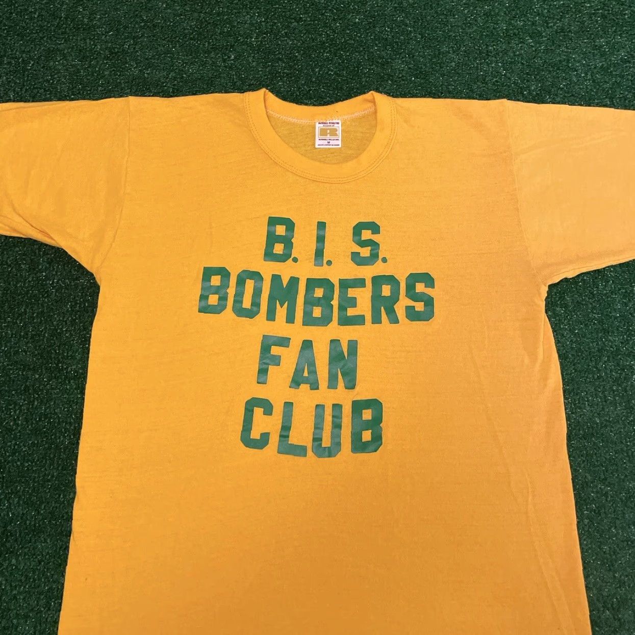 Vintage VINTAGE 80s Bombers War Plane Fam Club Bis Shirt Mens M Yellow T-Shirt Size US M / EU 48-50 / 2 - 4 Thumbnail