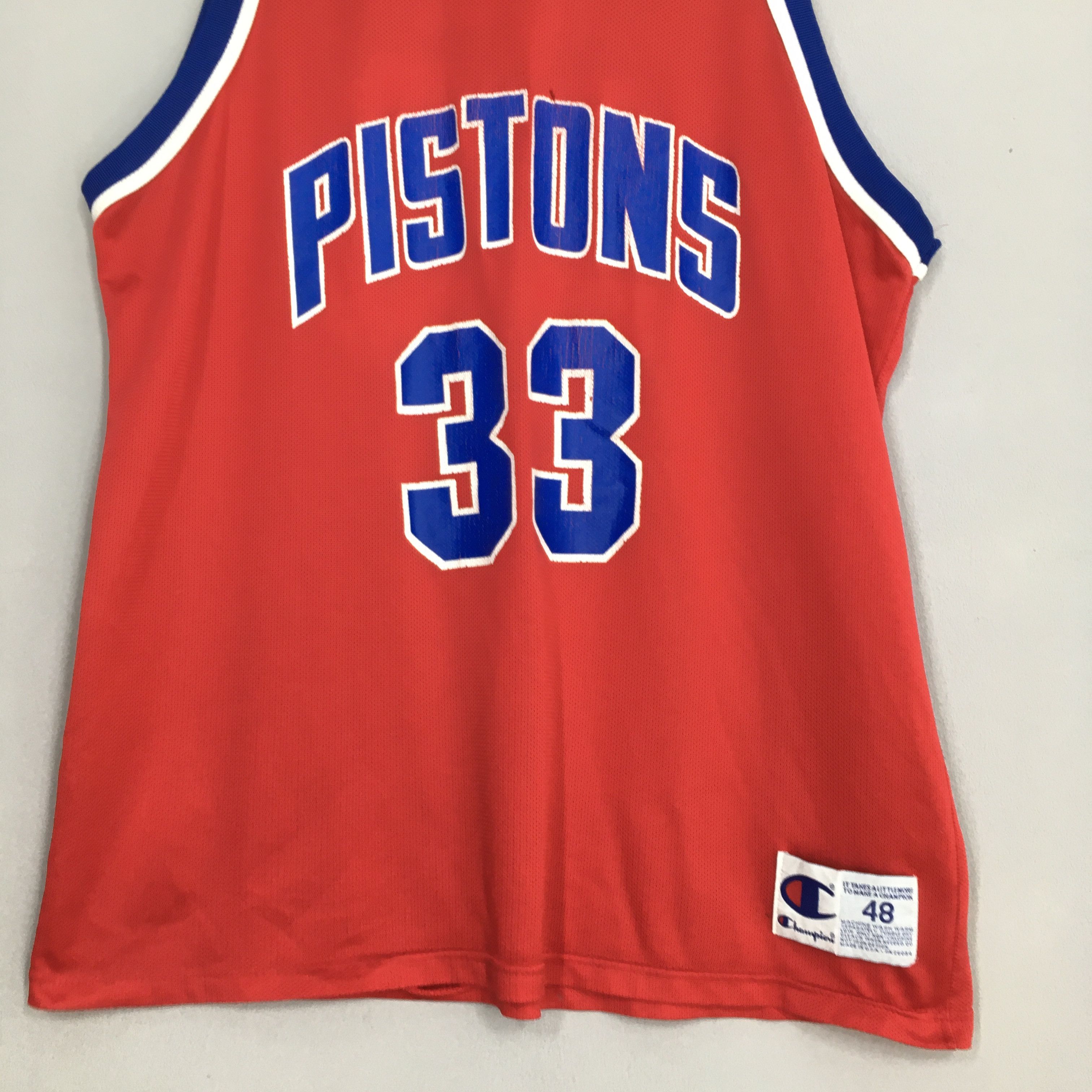 Champion × NBA Pistons Basketball Nba Grant Hill #33 Champion Jersey Size US L / EU 52-54 / 3 - 3 Thumbnail