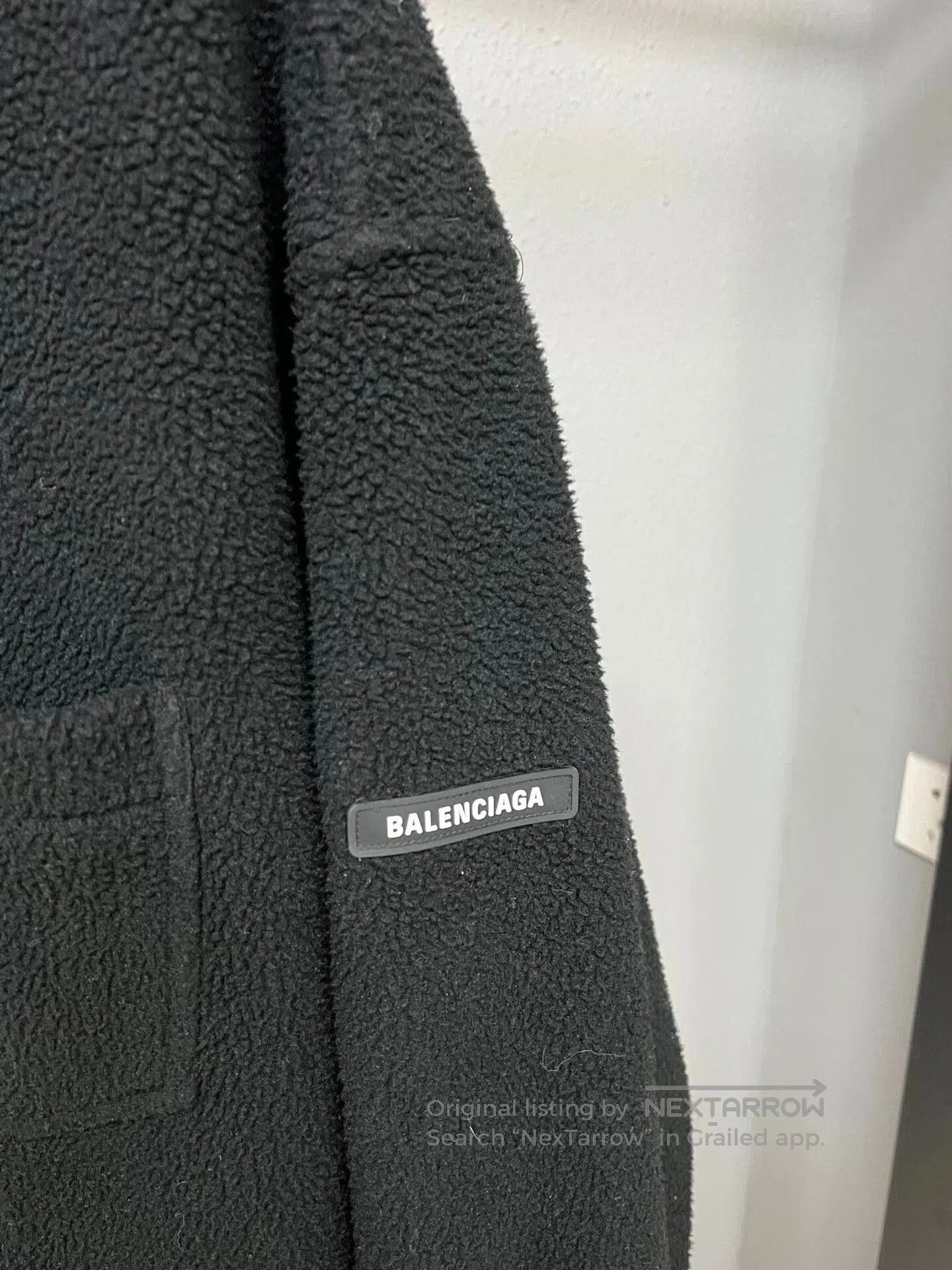 Balenciaga balenciaga black fleece jacket size 46. Size US L / EU 52-54 / 3 - 3 Thumbnail