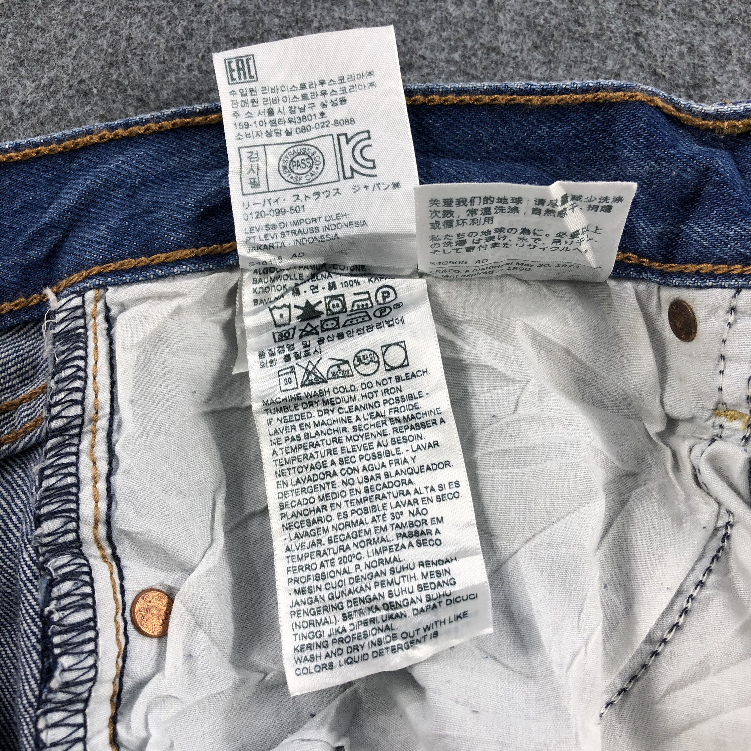 Levi's × Vintage Vintage Levis 501 Jeans-JM1176 Size US 34 / EU 50 - 12 Thumbnail