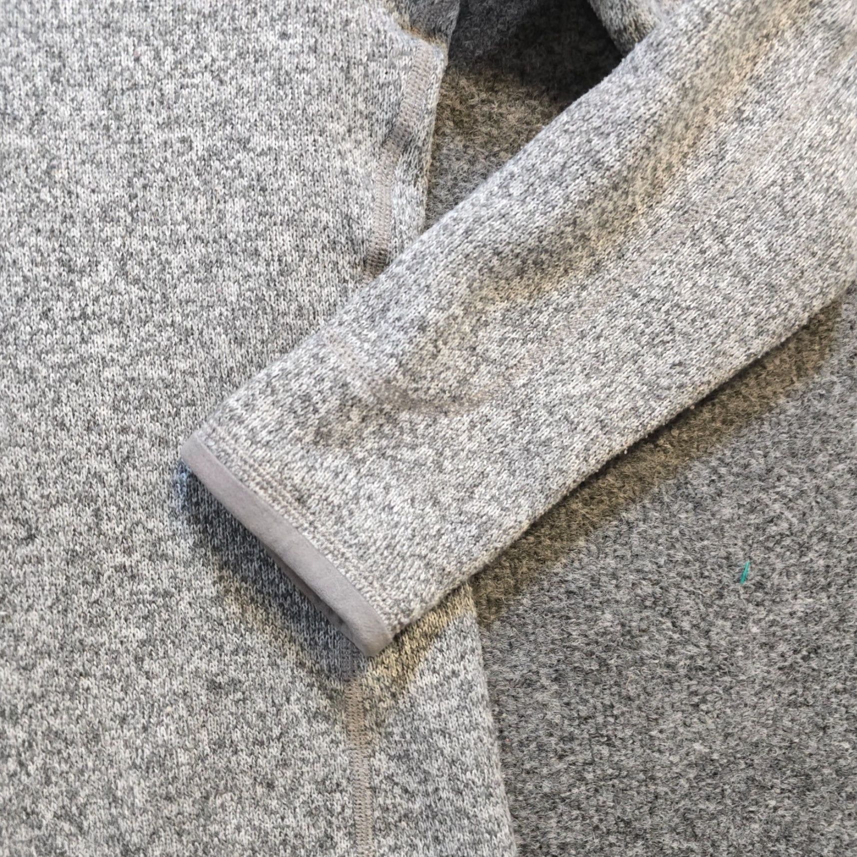 Patagonia Patagonia Womens Small Gray Better Sweater 1/4 Zip Sweatshirt Pullover Casual Size S / US 4 / IT 40 - 3 Thumbnail