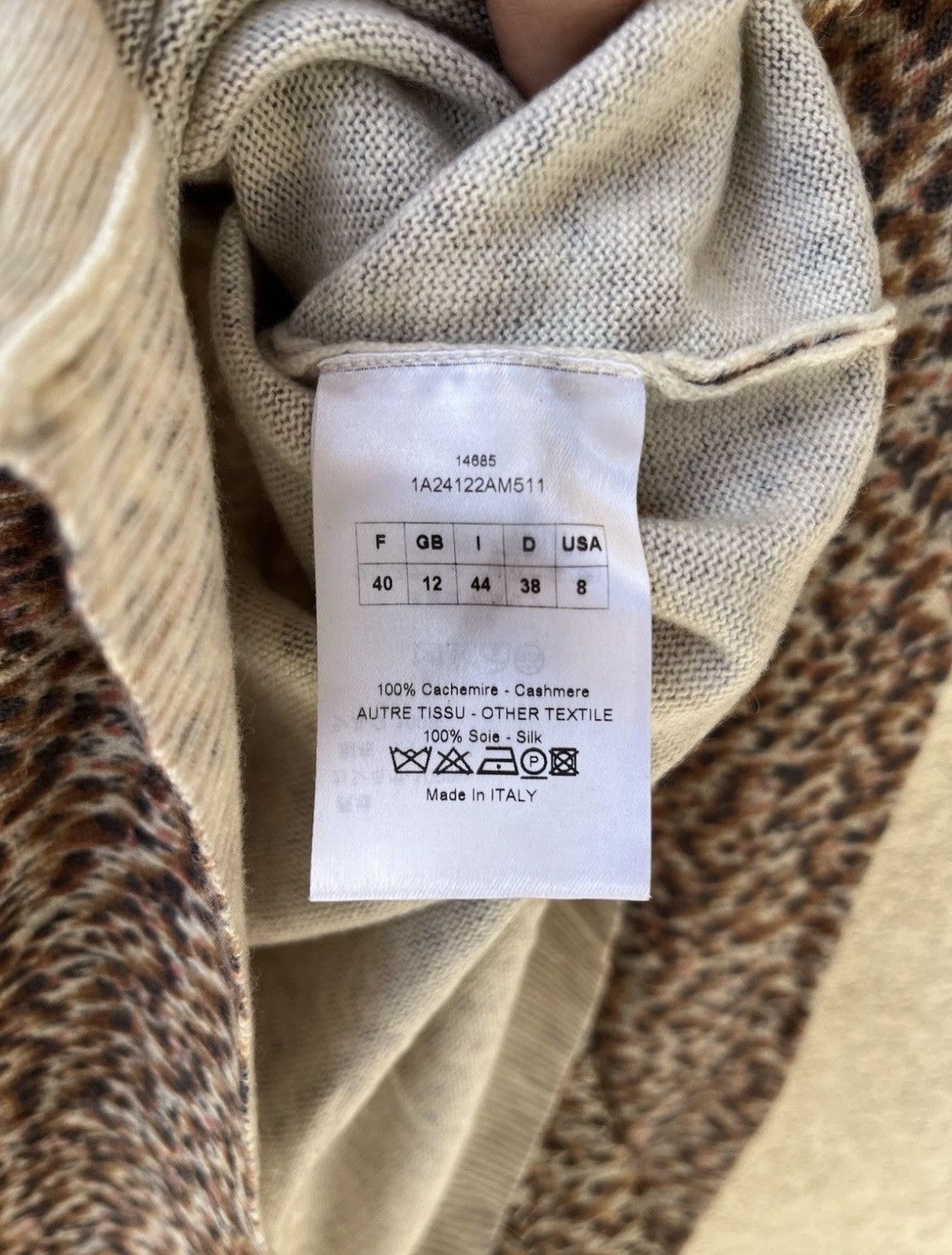 Dior Christian Dior Vintage 100% Cashmere Sweater Size 44 Size M / US 6-8 / IT 42-44 - 4 Thumbnail
