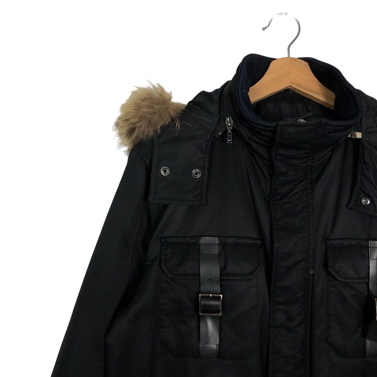 Comme Ca Ism 🔥Comme Ca Ism Japan Bomber Bondage Design Mink Fur Hoodie Size US M / EU 48-50 / 2 - 7 Thumbnail