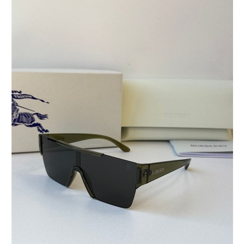 Burberry NEW Burberry BE4291 Green Shield Sunglasses Size ONE SIZE - 1 Thumbnail