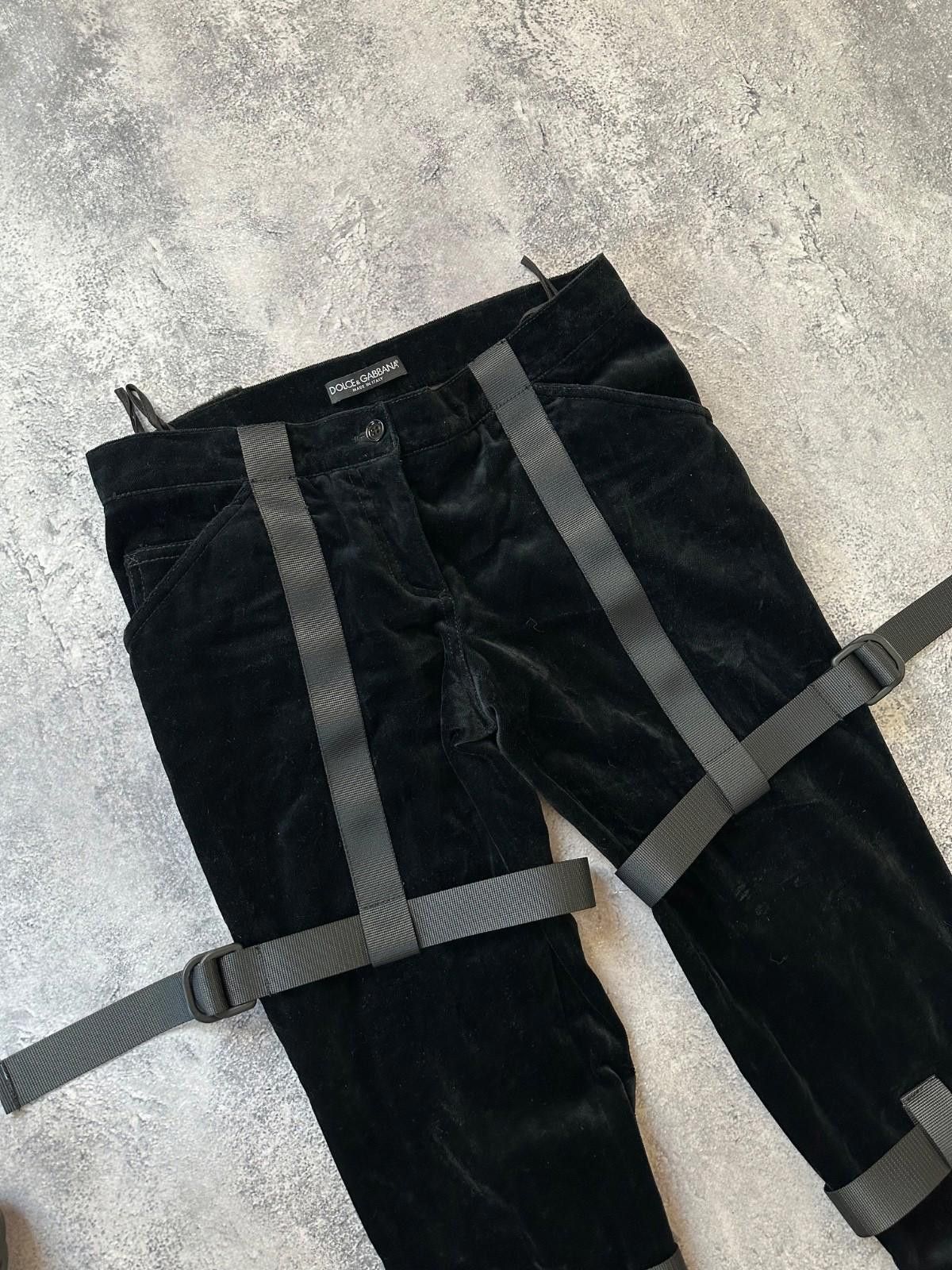 Dolce & Gabbana DOLCE & GABBANA F/W 2003 Velvet Pant Sz 40 Size 27" / US 4 / IT 40 - 5 Thumbnail