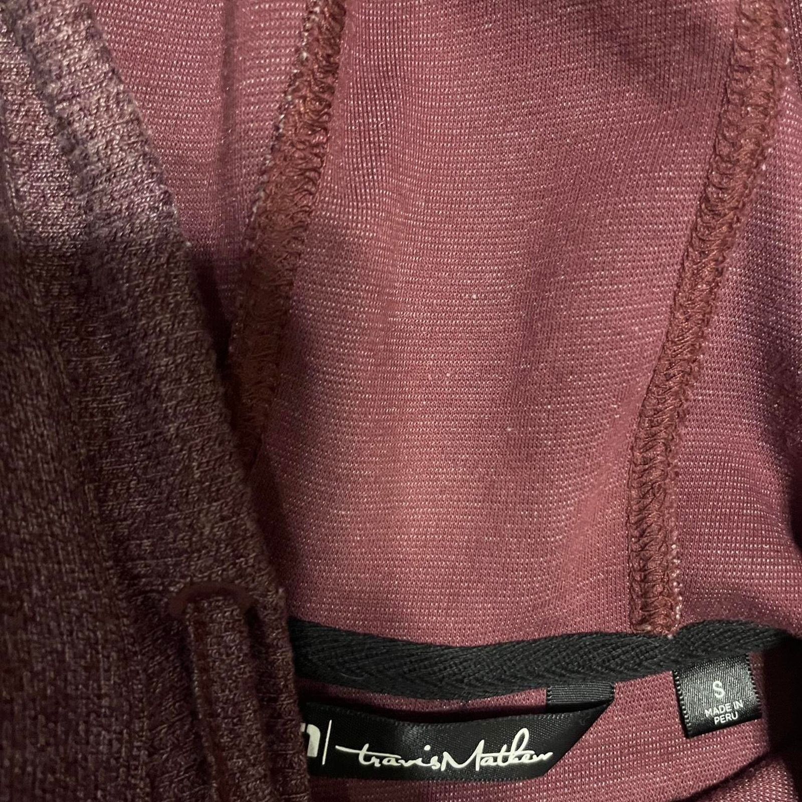 TravisMathew Burgundy Travis Mathew zip up hoodie Size S / US 4 / IT 40 - 2 Thumbnail