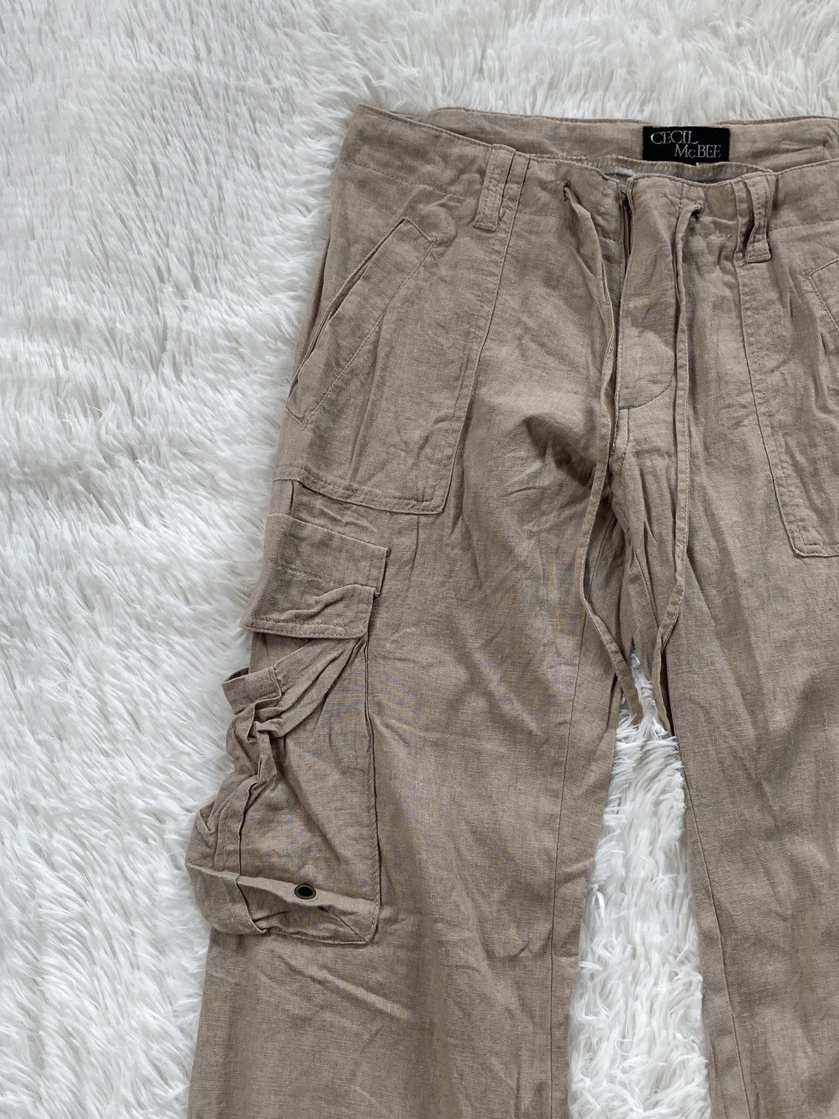 Vintage BINDING NOW🔥 Cecil Mc Bee bondage cargo pant rare Size 30" / US 8 / IT 44 - 4 Thumbnail