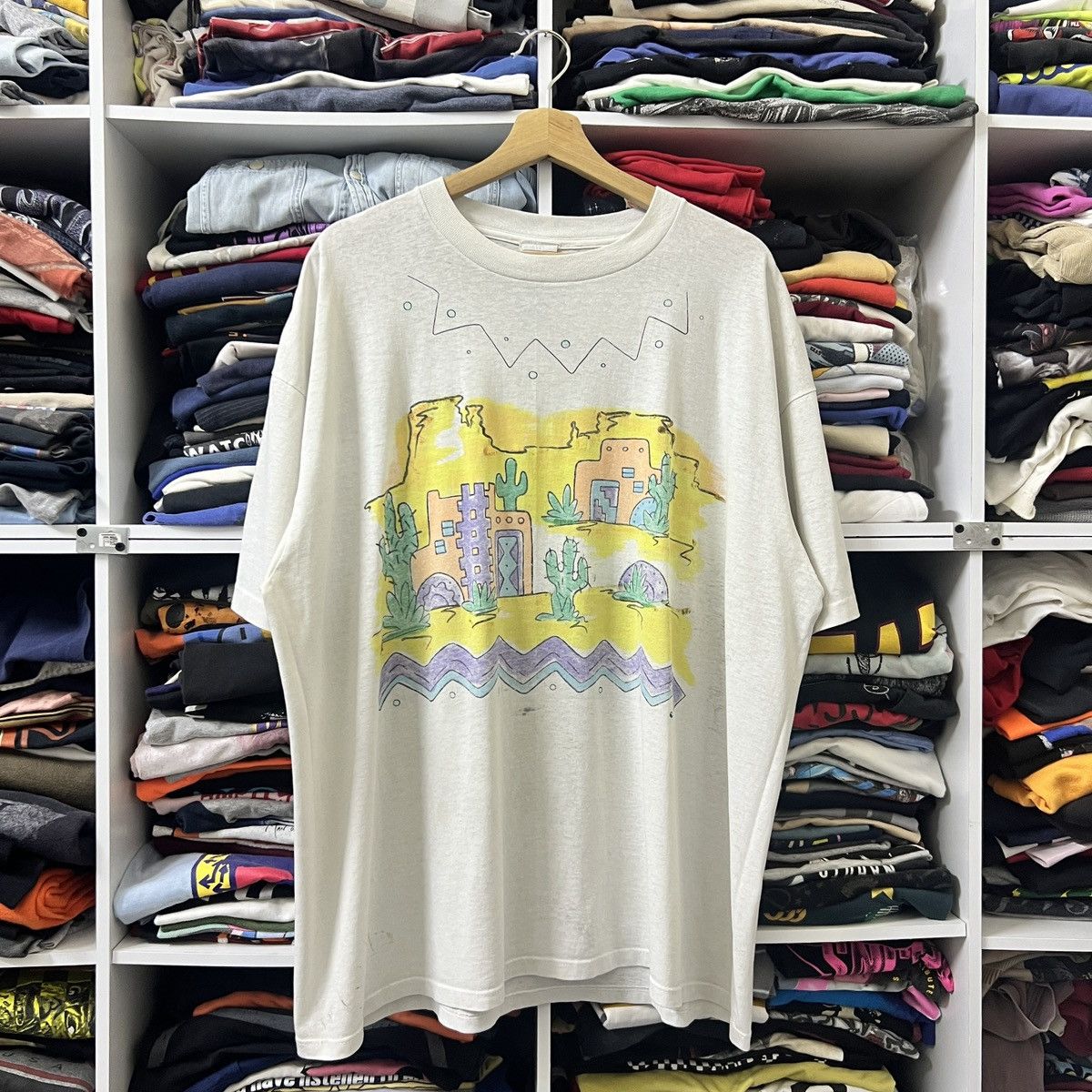 Vintage VTG 90s KWBL TEE Size US XXL / EU 58 / 5 - 1 Thumbnail