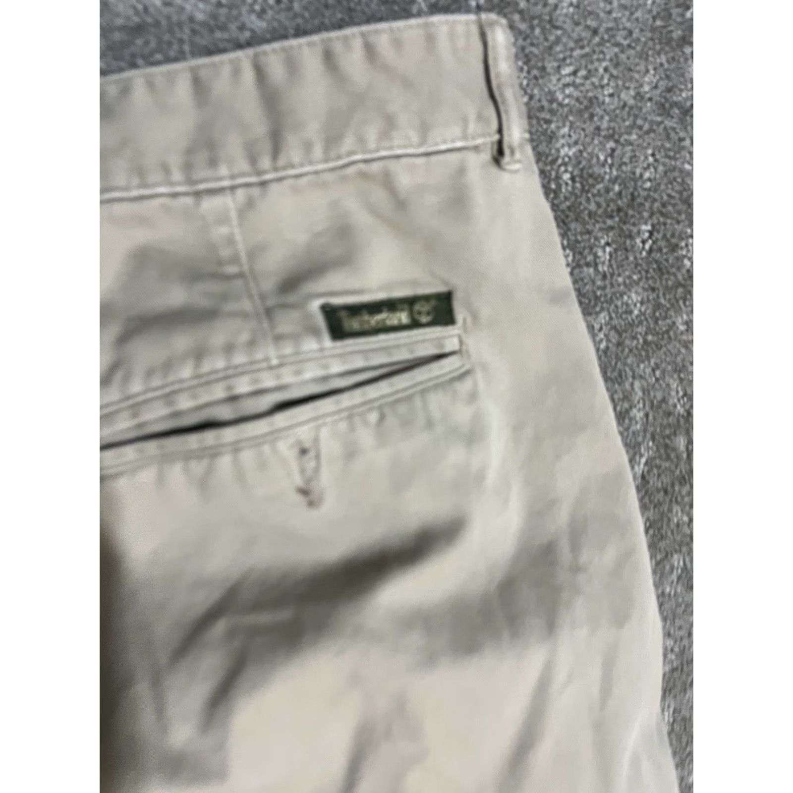 Timberland Timberland Mens 40/32 New Pre-washed Khaki Relaxed Pants Pleated Size US 40 / EU 56 - 2 Thumbnail