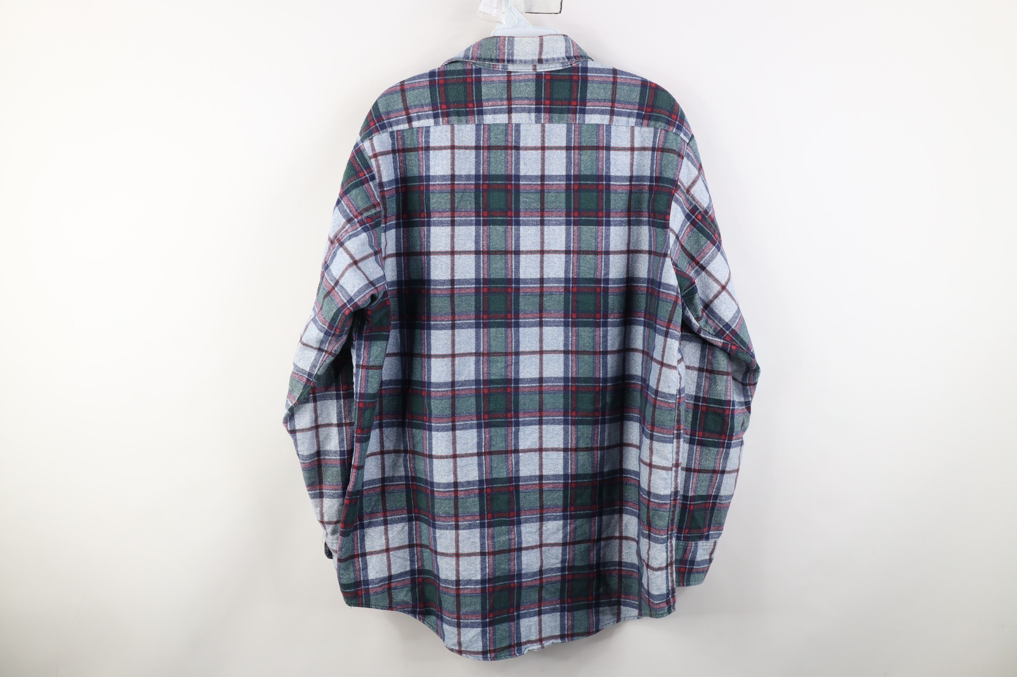 Vintage Vintage 90s Streetwear Collared Button Shirt Plaid USA Size US L / EU 52-54 / 3 - 9 Thumbnail