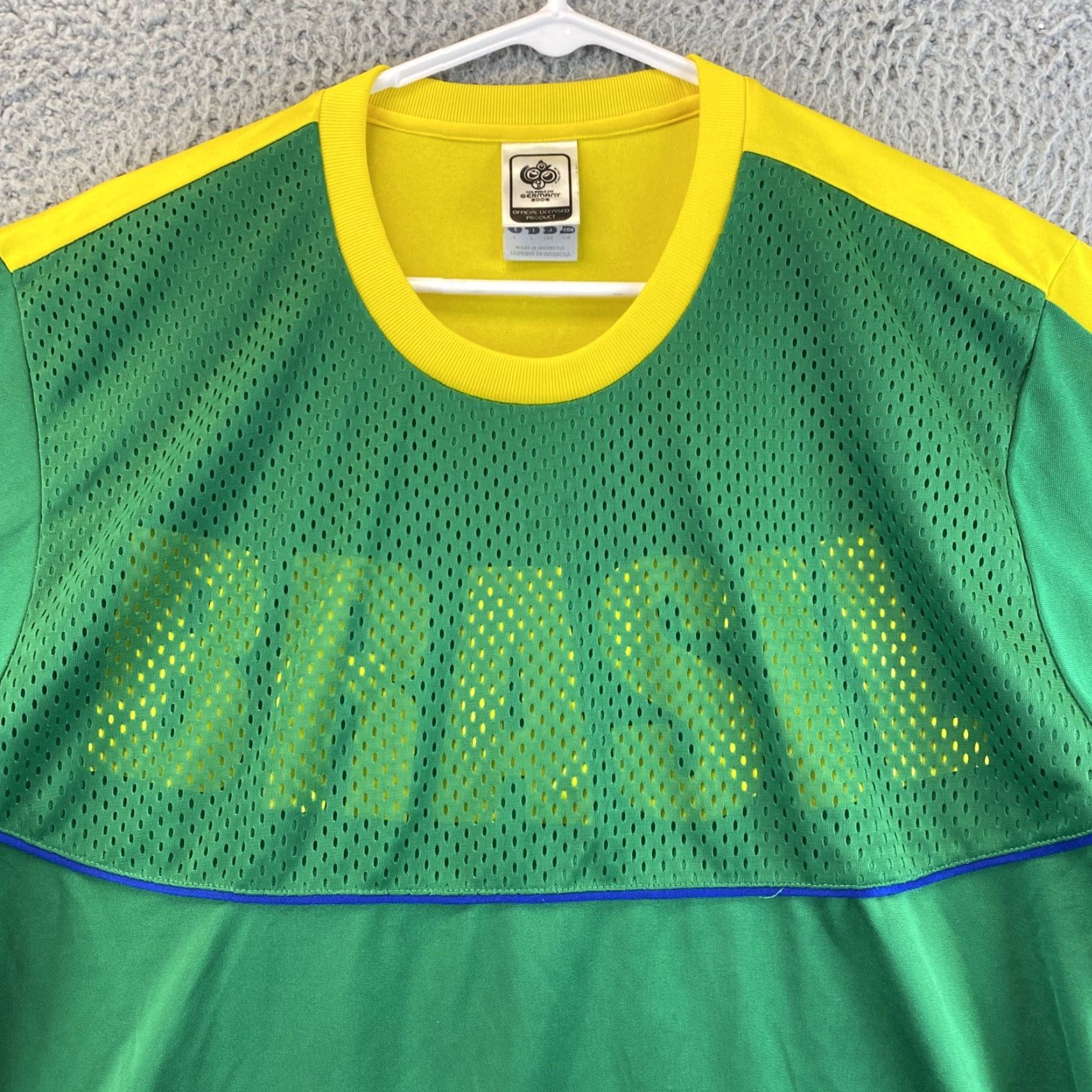 Adidas adidas adidas Brasil Tee 2006 FIFA World Cup Germany Football Soccer Brazil Jersey Shirt L /80-70 Size US L / EU 52-54 / 3 - 3 Thumbnail