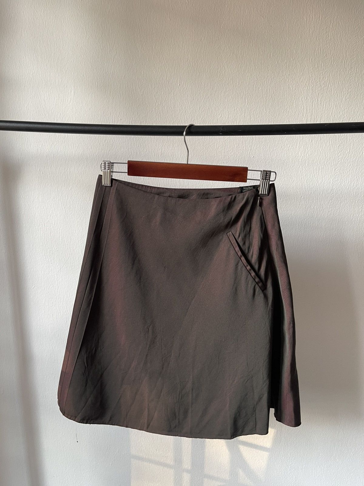 Jean Paul Gaultier 90s Jean Paul Gaultier Metalic Skirt 11 Size 26" / US 2 / IT 38 - 6 Thumbnail