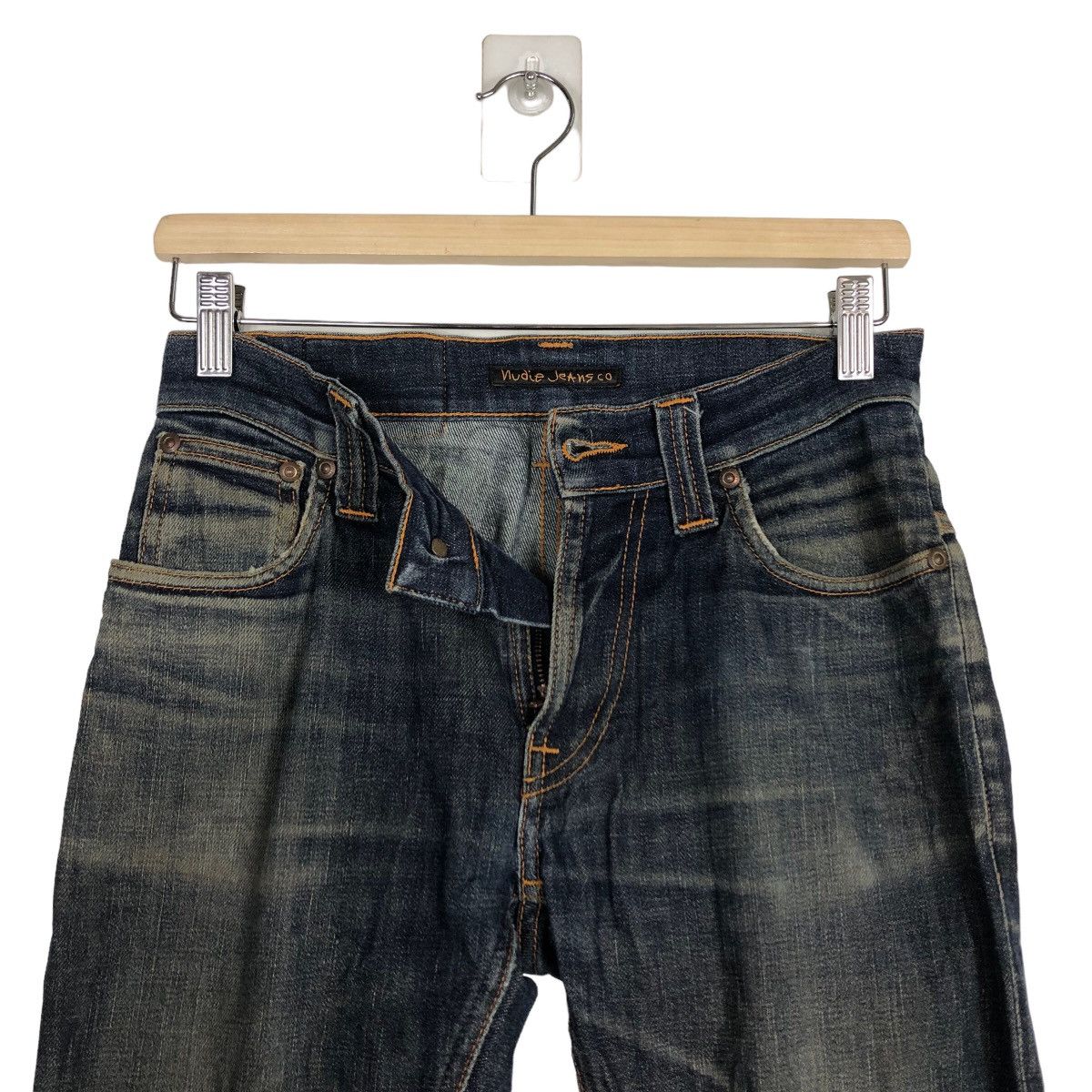 Nudie Jeans 🔥RARE PUNK STYLE DISTRESSED DENIM JEANS NUDIE JEANS Size US 26 / EU 42 - 10 Thumbnail