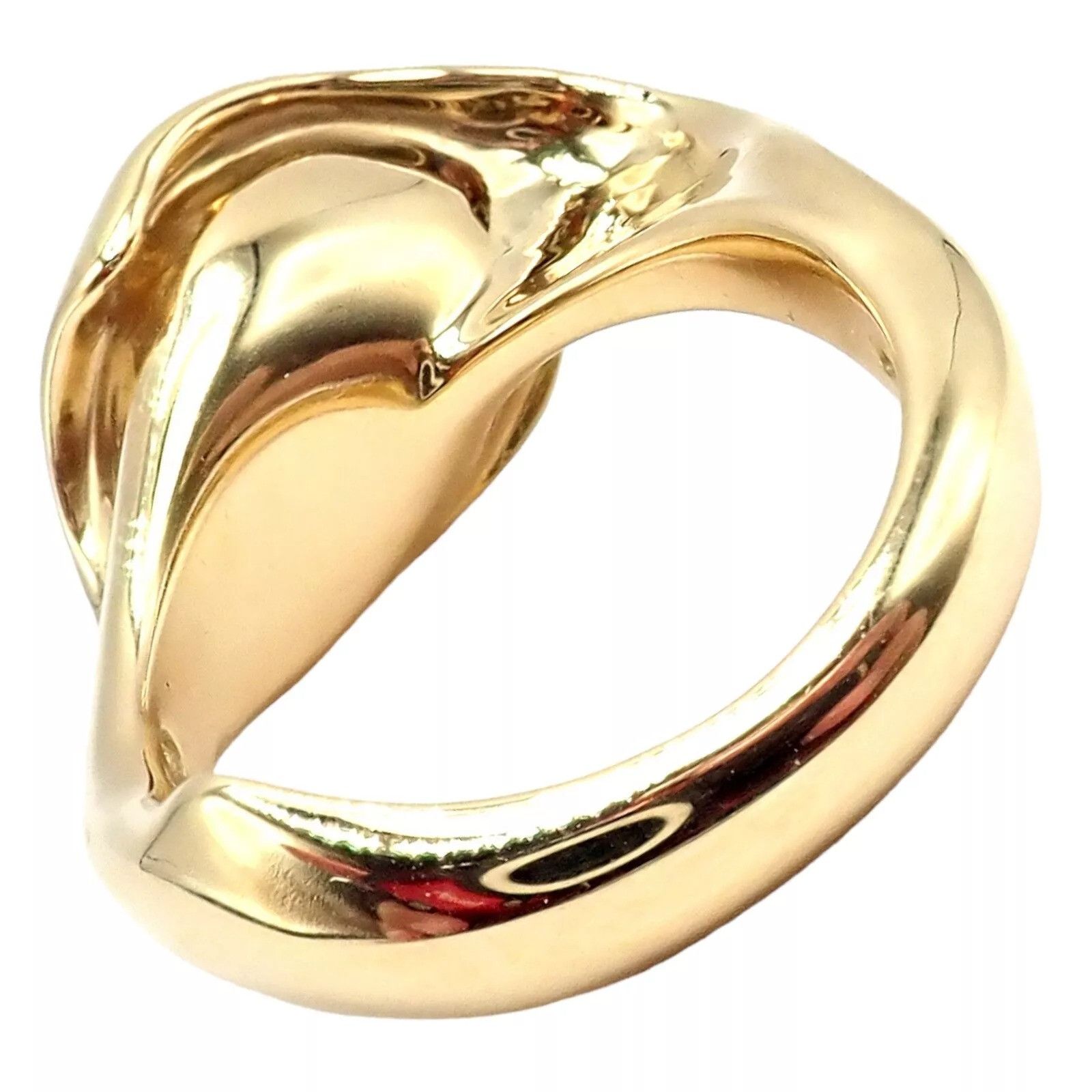 Tiffany & Co. Tiffany & Co. 18k Yellow Gold Peretti Calla Lily Ring Sz 5 Size ONE SIZE - 3 Thumbnail