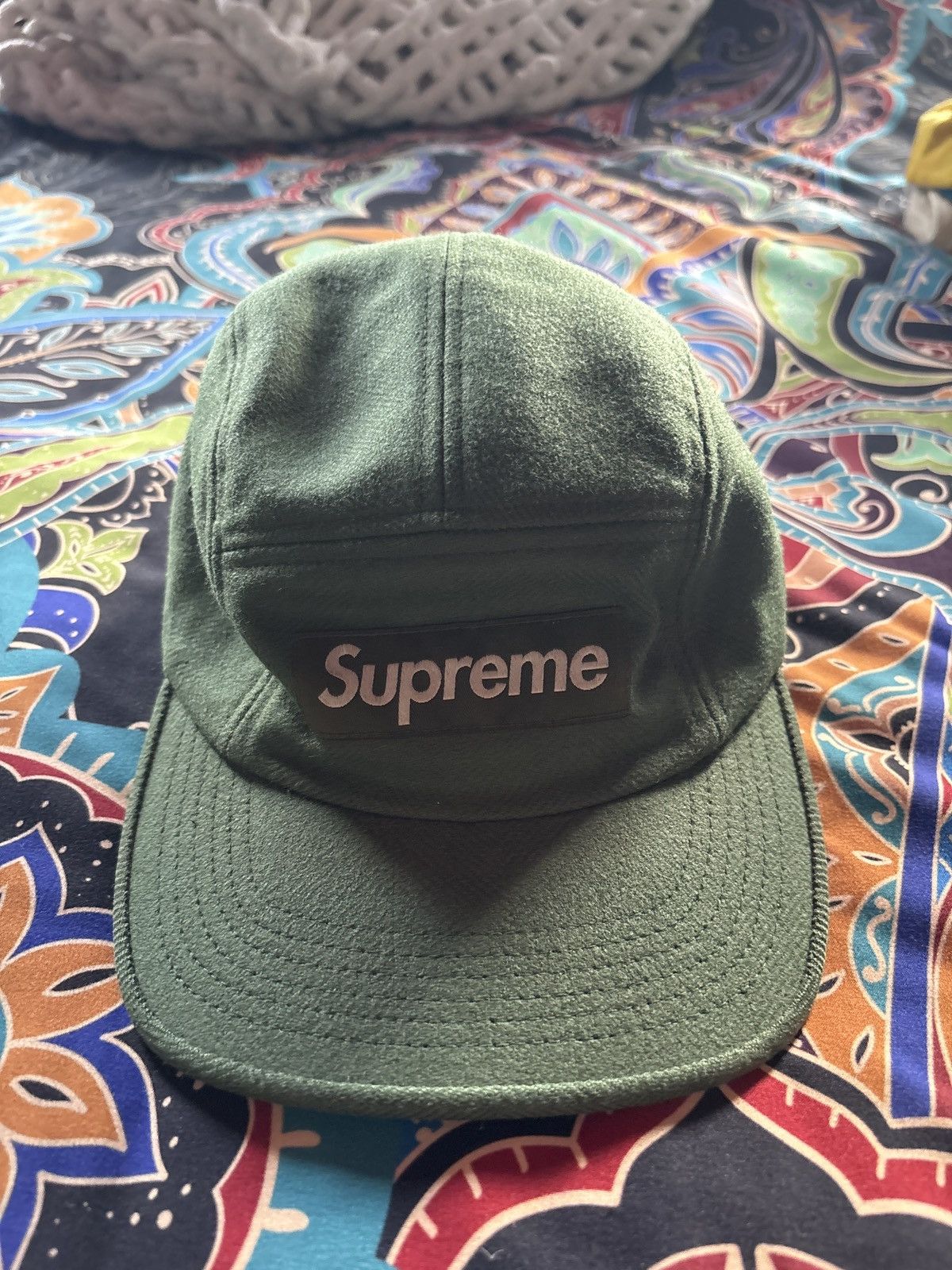 Supreme Supreme Wool Green 5 panel Size ONE SIZE - 1 Thumbnail