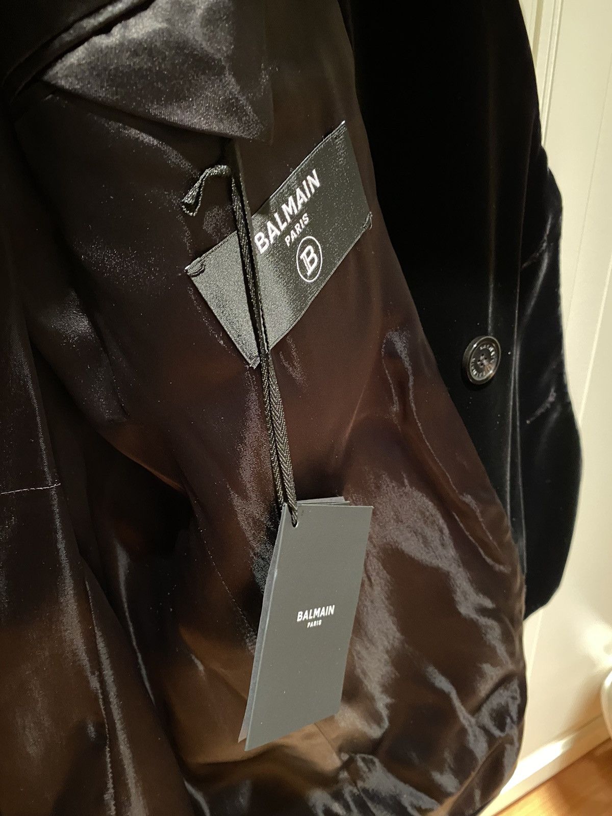 Balmain Balmain velvet evening Jacket Size 54R - 6 Thumbnail
