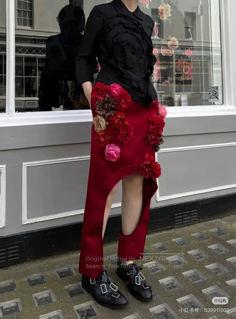 Comme des Garcons Comme Des Garcons size XS Floral Decoration Size 23" - 5 Thumbnail