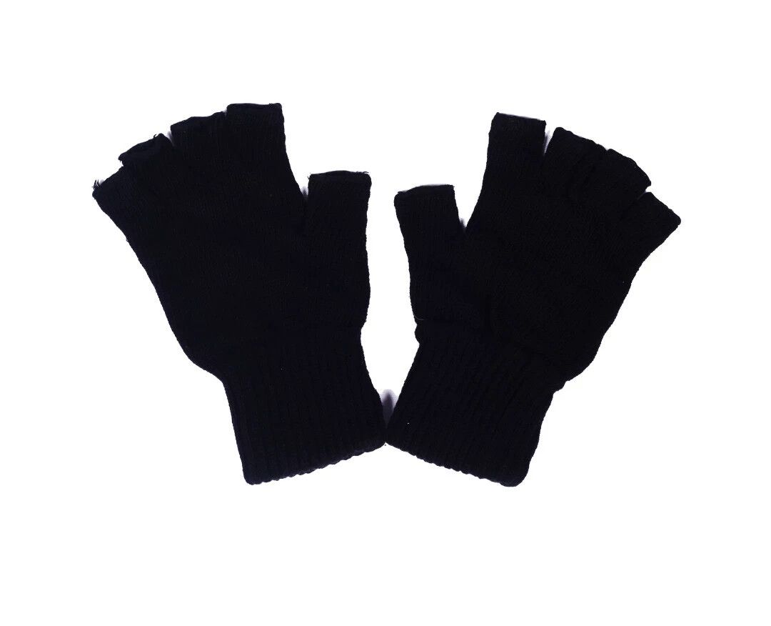 Mastermind Japan mmj side skull embroidery half-finger gloves Size ONE SIZE - 2 Thumbnail
