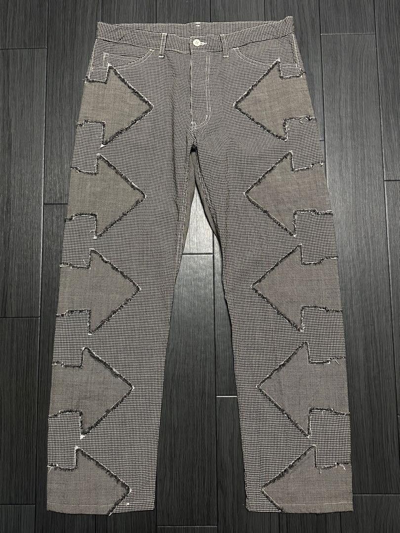 Comme des Garcons × Comme des Garcons Homme Plus SS14 Arrow Patchwork Pants Size US 31 - 1 Thumbnail