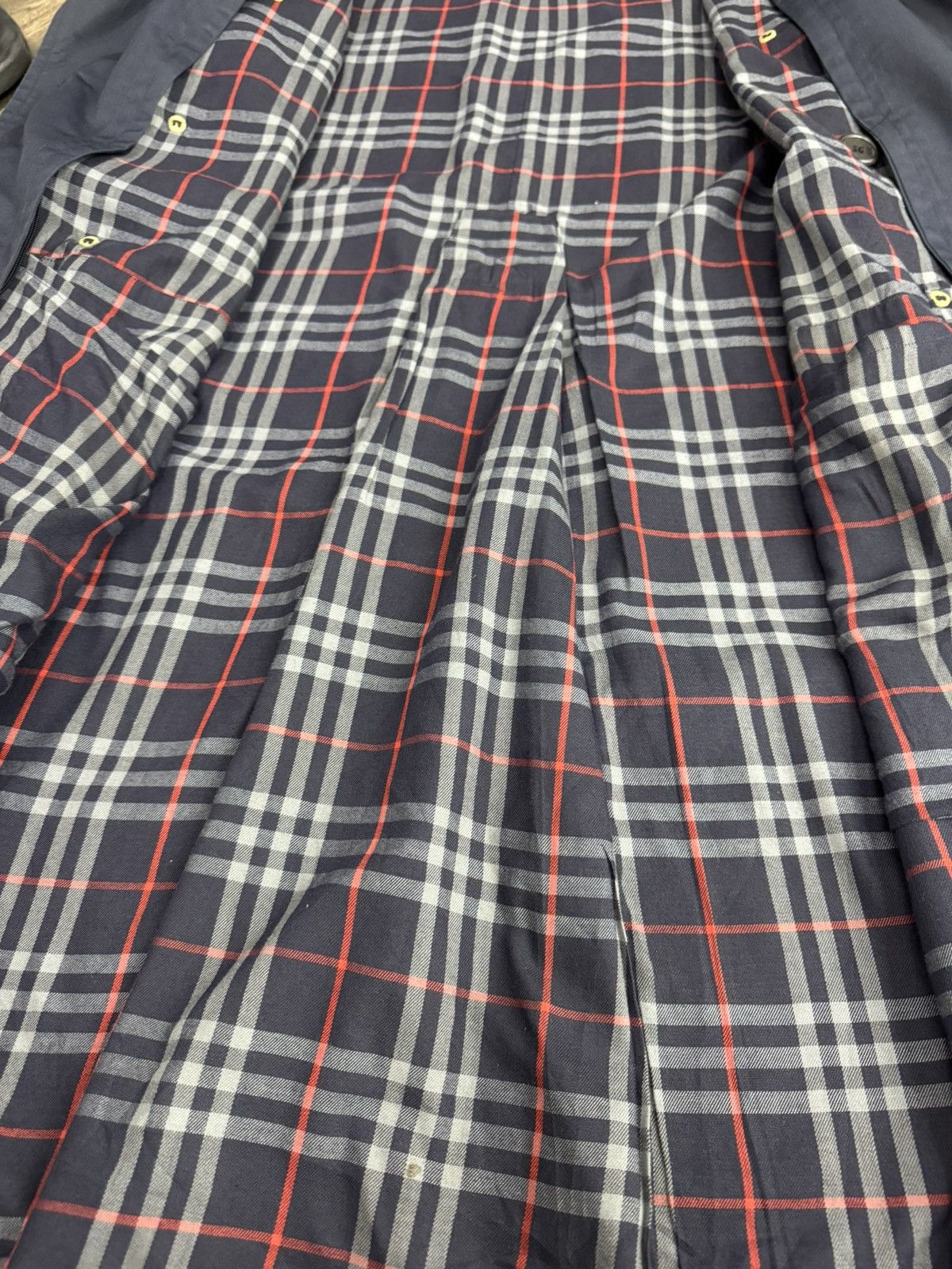 vintage Burberry's double-breasted trench coat