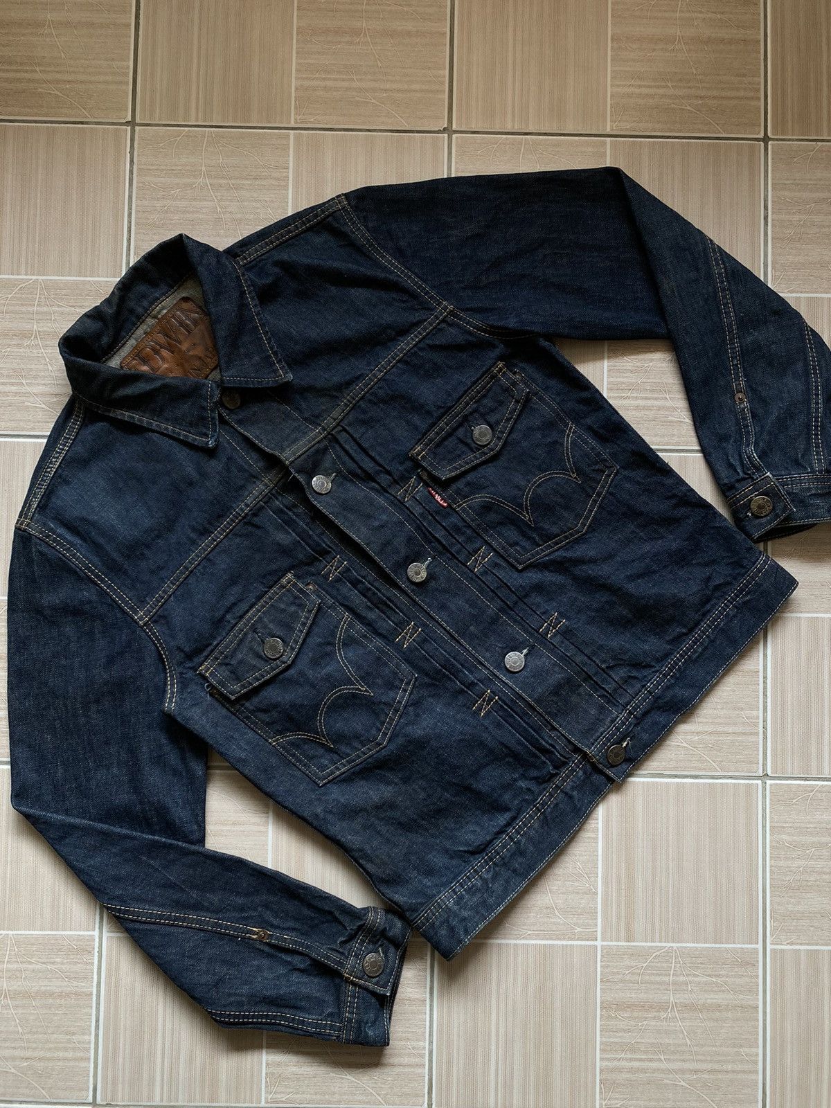 Edwin EDWIN SELVEDGE DENIM TRUCKER TYPE 2 Size US M / EU 48-50 / 2 - 1 Thumbnail