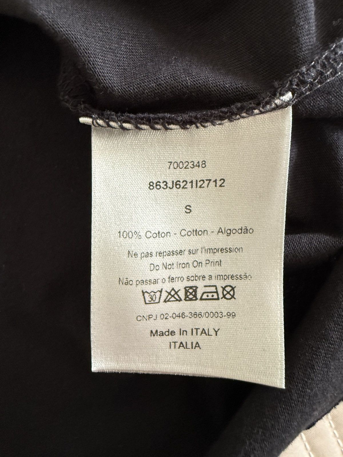 Dior Dior Homme Atelier logo tee black size S Size US S / EU 44-46 / 1 - 5 Thumbnail