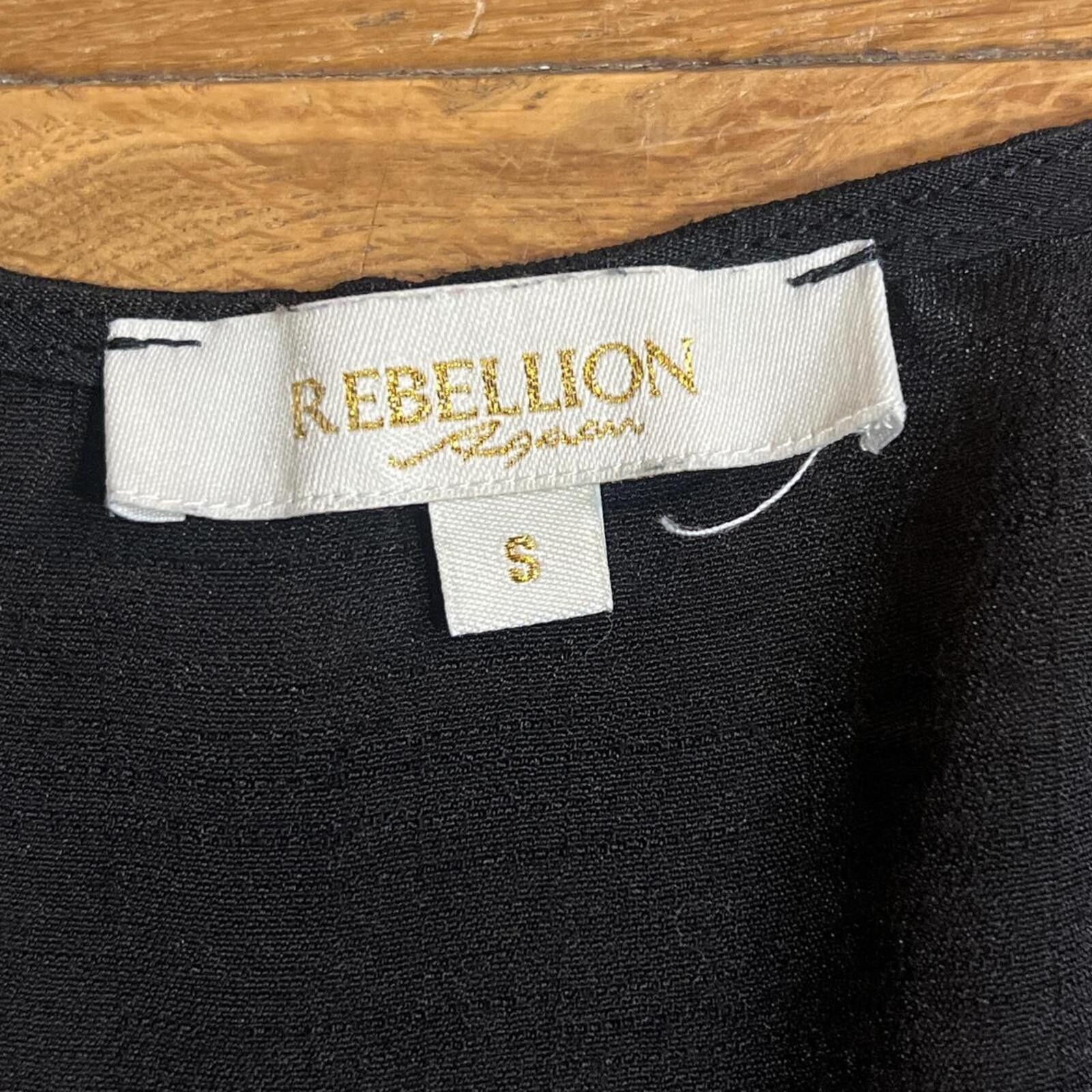 Other Rebellion black boho crochet kimono cardigan Size S / US 4 / IT 40 - 5 Thumbnail
