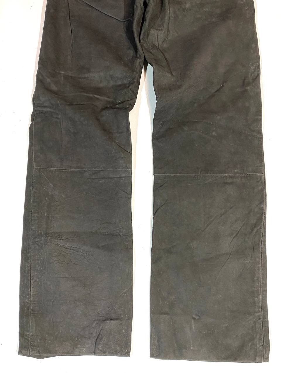 Leather × Vintage Vintage Rare Moto Biker Leather Pants Size US 30 / EU 46 - 7 Thumbnail