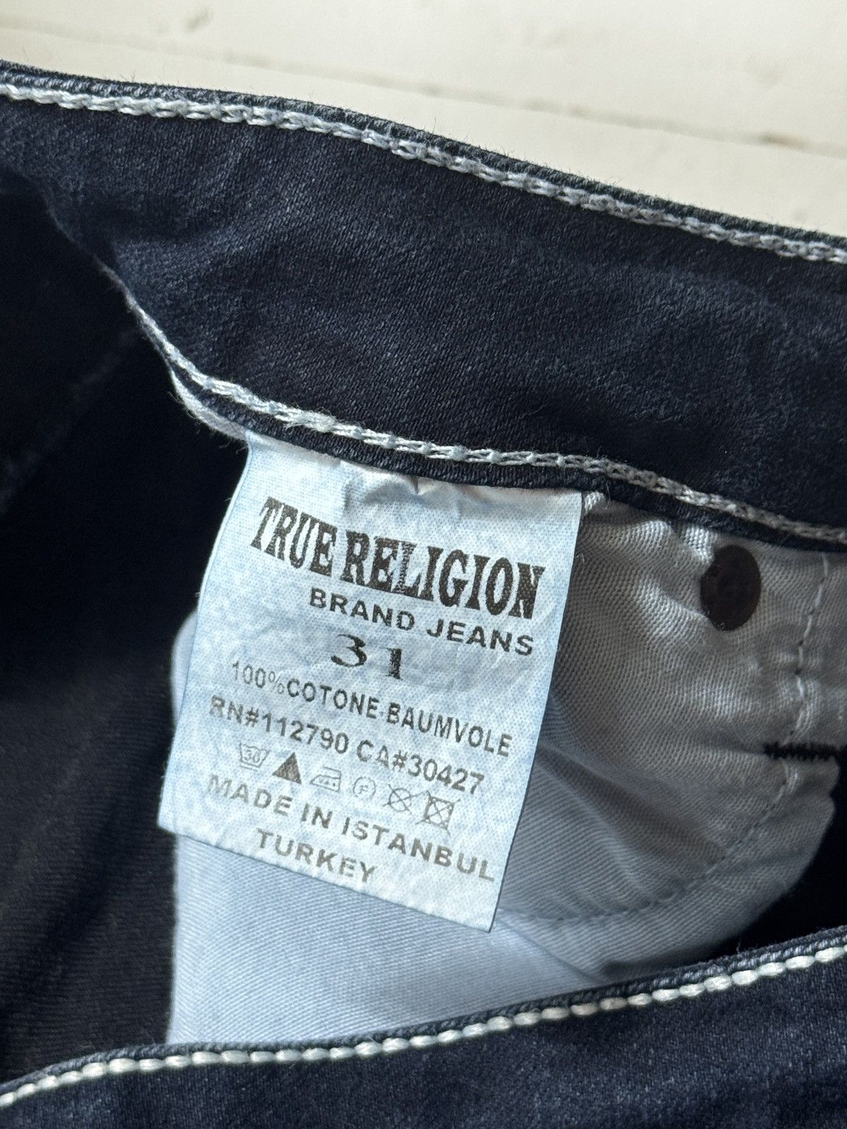 True Religion VINTAGE TRUE RELIGION 2000s MINI DENIM SKIRT Size 30" / US 8 / IT 44 - 9 Thumbnail