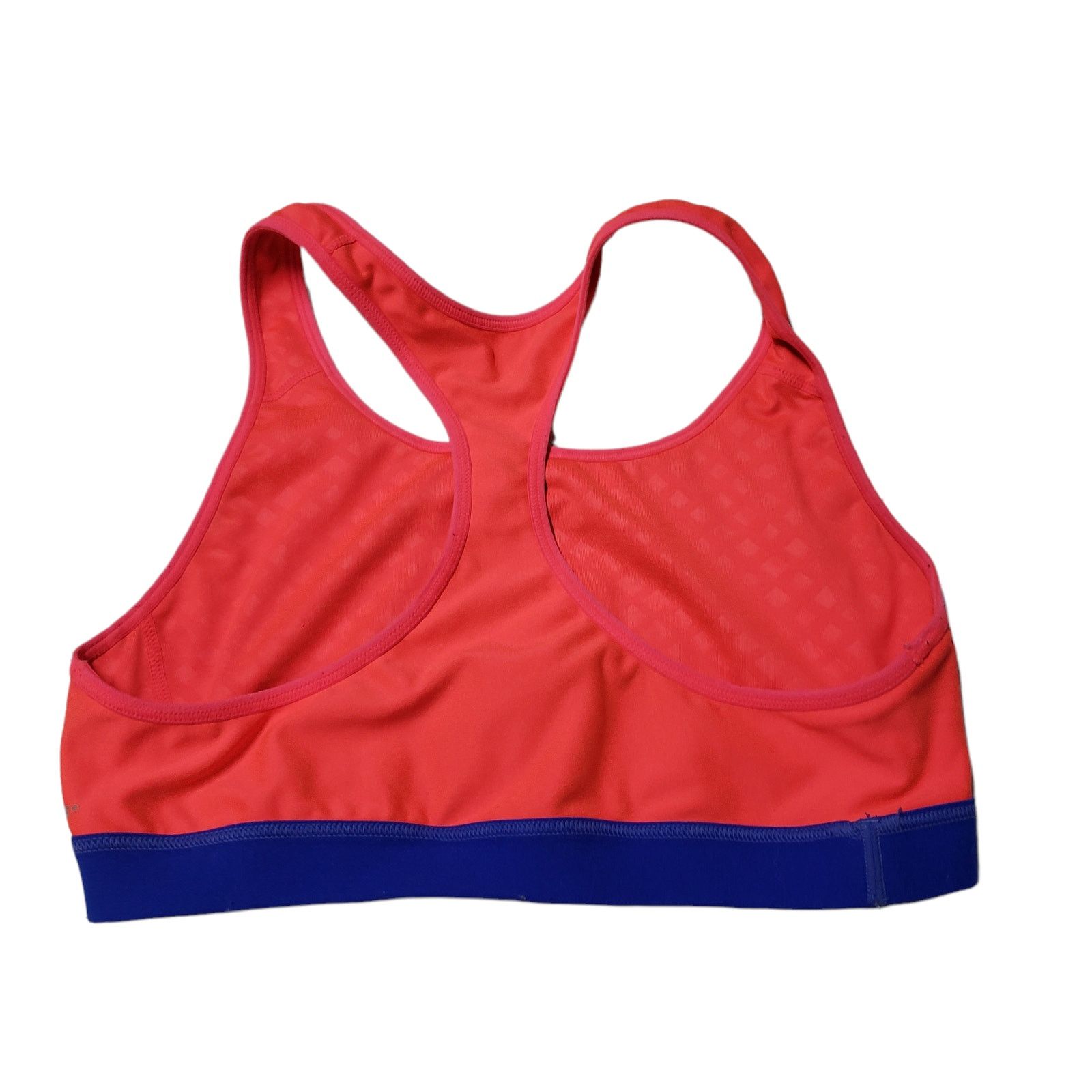 Champion Champion Bra Womens Small Power Core Orange Blue Sports Bra Size ONE SIZE - 4 Thumbnail