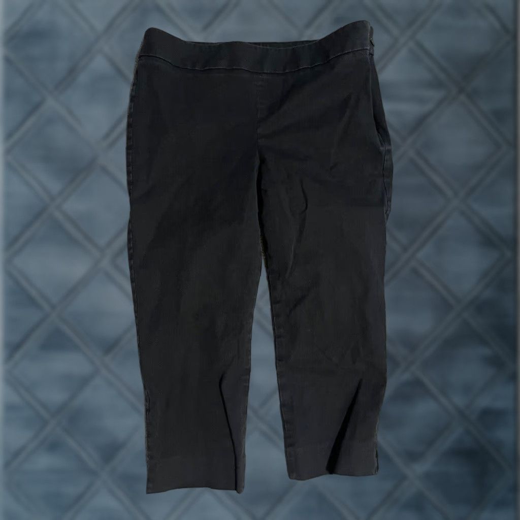 Talbots Talbots Pants Womens 6P Black Chatham Crop Pant High Rise Stretch Cropped Inseam 26 in Petite Regular Womens Size 28" / US 6 / IT 42 - 1 Thumbnail