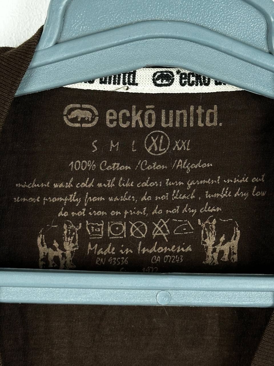 Ecko Unltd. Vintage Ecko Y2K Brown T Shirt Size US XL / EU 56 / 4 - 5 Thumbnail