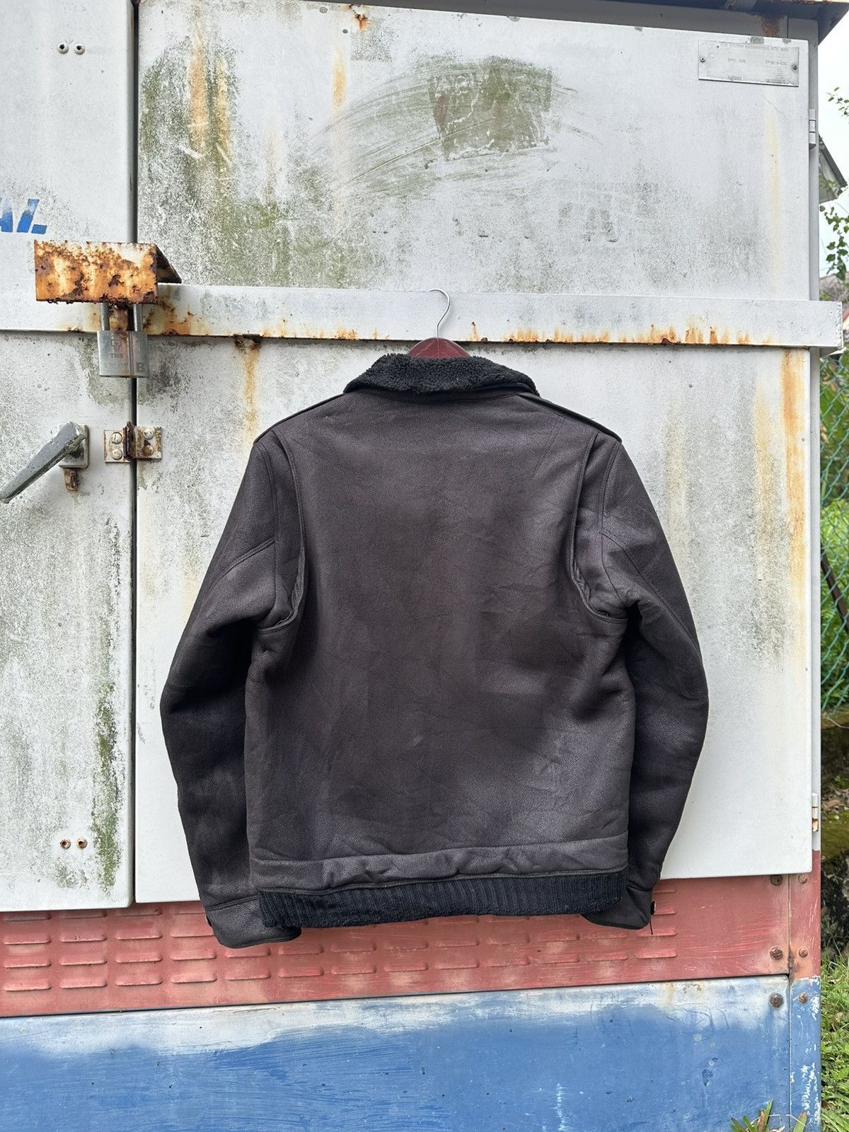 Vintage 👹Vintage Maktig Leather Fleece Lined Jacket Size US M / EU 48-50 / 2 - 8 Thumbnail