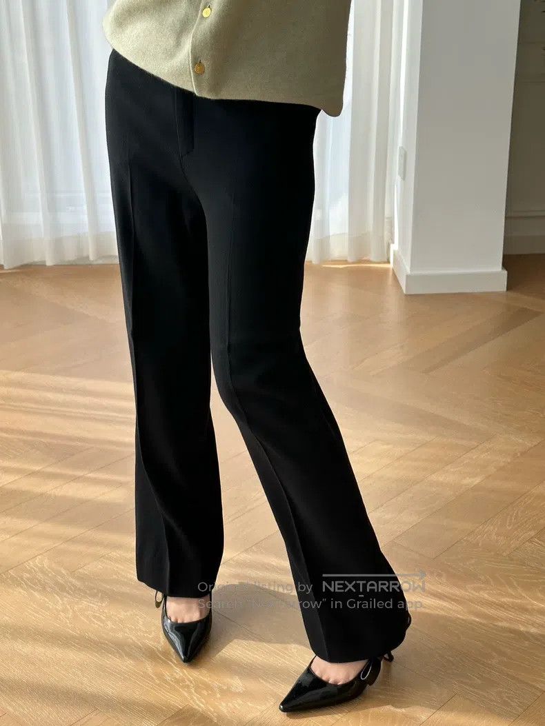 Hermes Hermes Vintage fine wool pleated casual dress pants for wo Size 24" / US 00 / IT 34 - 4 Thumbnail