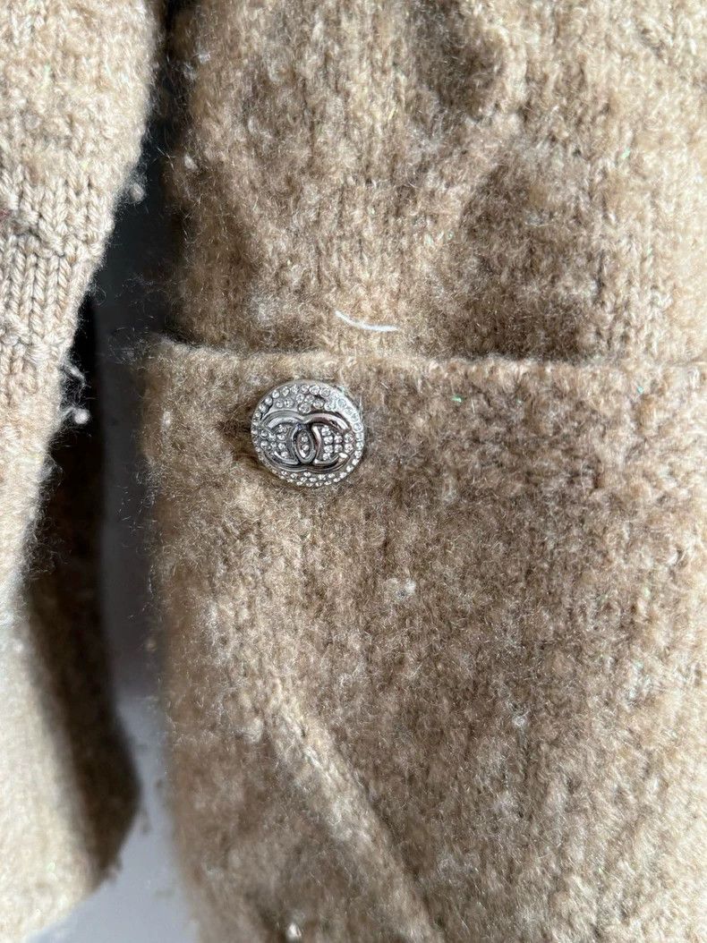 Chanel Chanel Solid color bathrobe cashmere knitted coat Size XS / US 0-2 / IT 36-38 - 3 Thumbnail