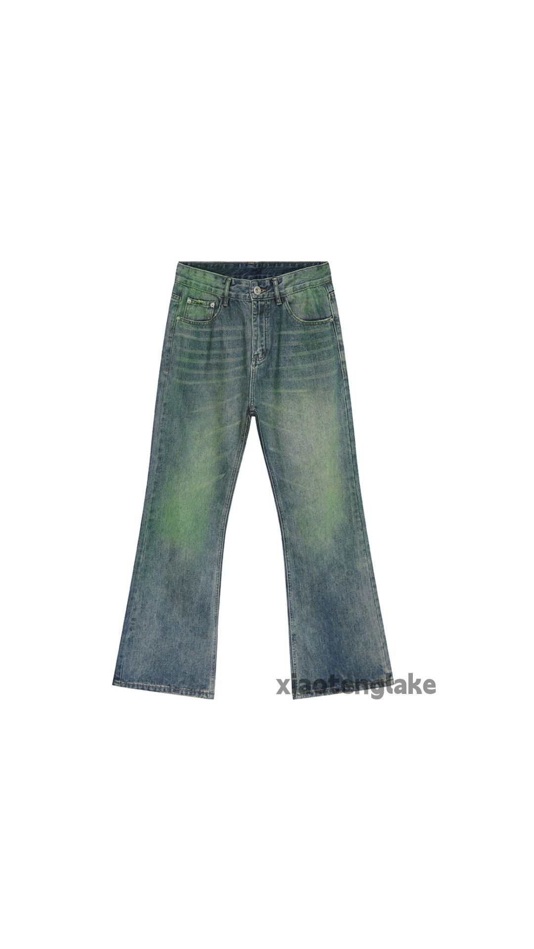 Jean × Vintage Washed faded cleanfit yuppie bootcut flared punk jeans Size US 32 / EU 48 - 8 Thumbnail