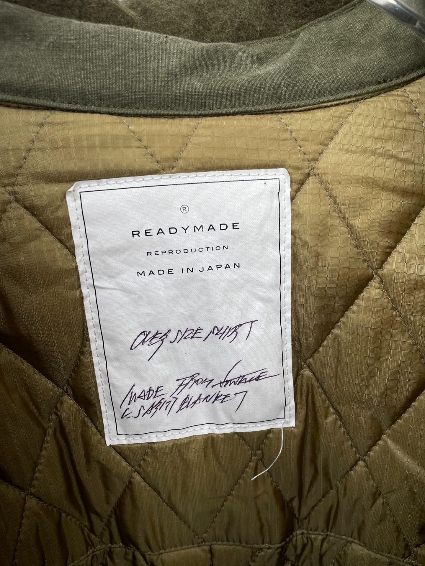 READYMADE Readymade olive green oversize wool coat size 7 Japan made Size US XXL / EU 58 / 5 - 4 Thumbnail