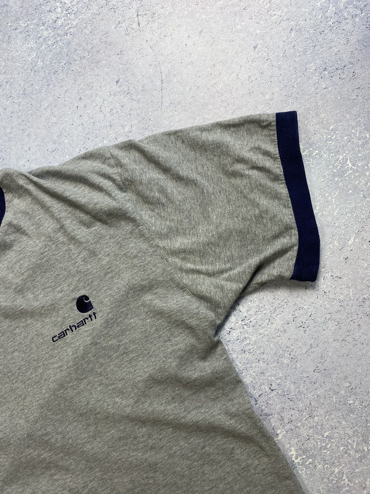 Carhartt × Vintage Vintage Carhartt Men’s Grey T-shirt Size US L / EU 52-54 / 3 - 5 Thumbnail