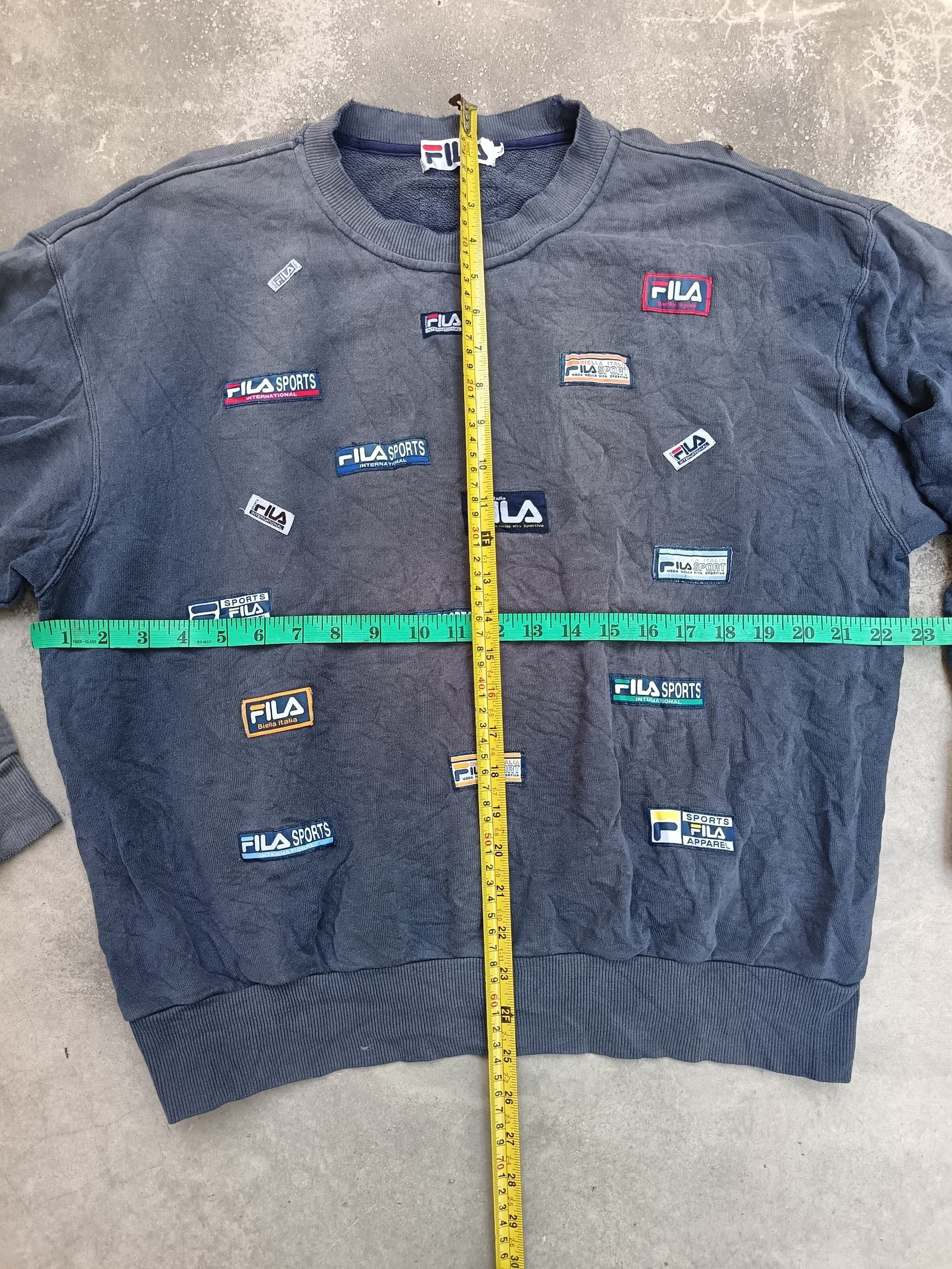 Fila × Vintage Vintage 90s sunfaded fila patch print Size US L / EU 52-54 / 3 - 8 Thumbnail