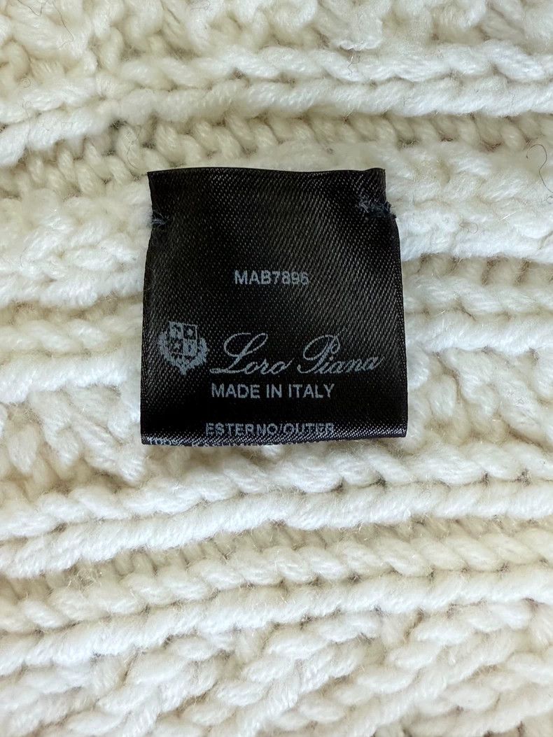 Loro Piana LORO PIANA White hooded cardigan Size M / US 6-8 / IT 42-44 - 6 Thumbnail