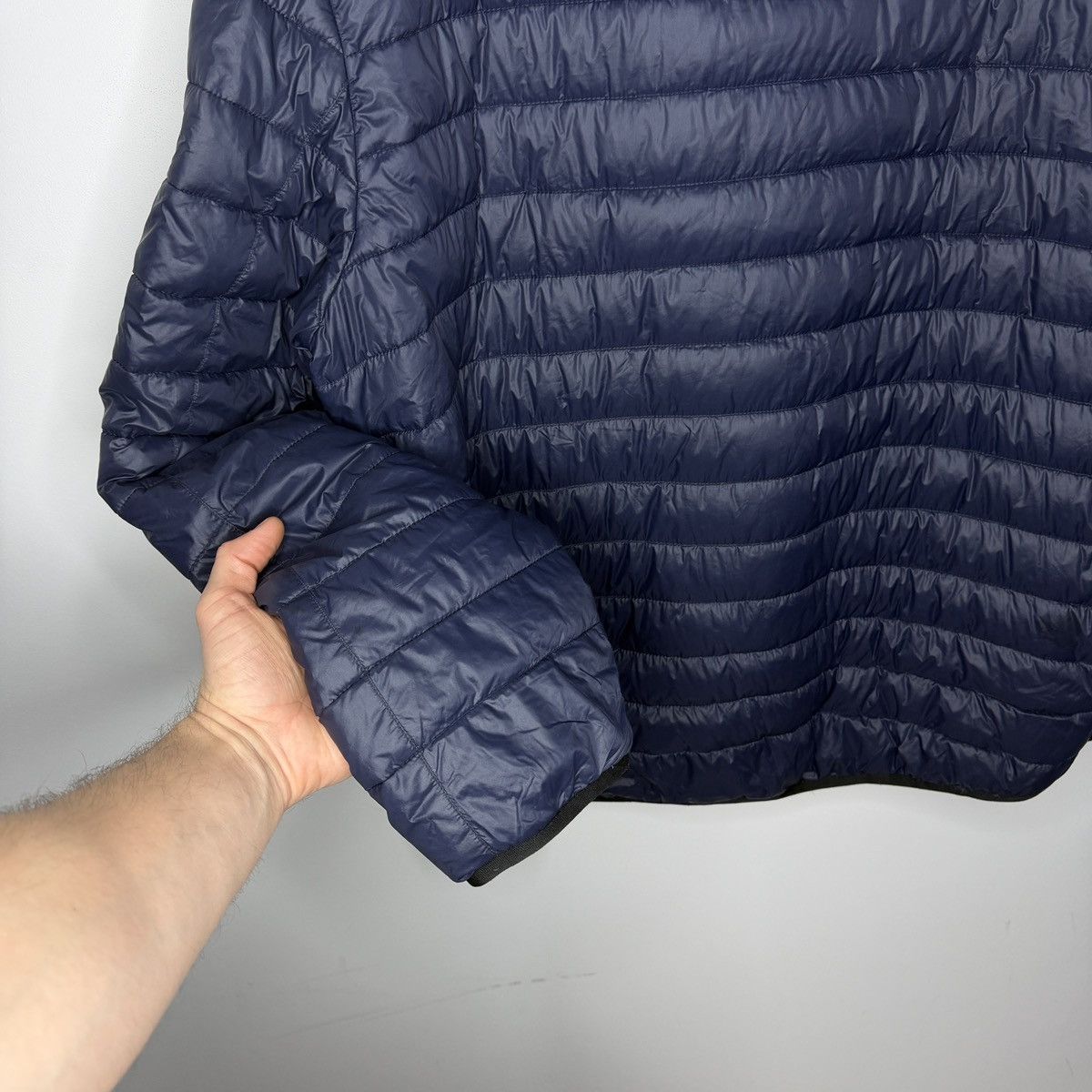 Prada Milano Puffer Down Jacket Re-Nylon Archive Navy