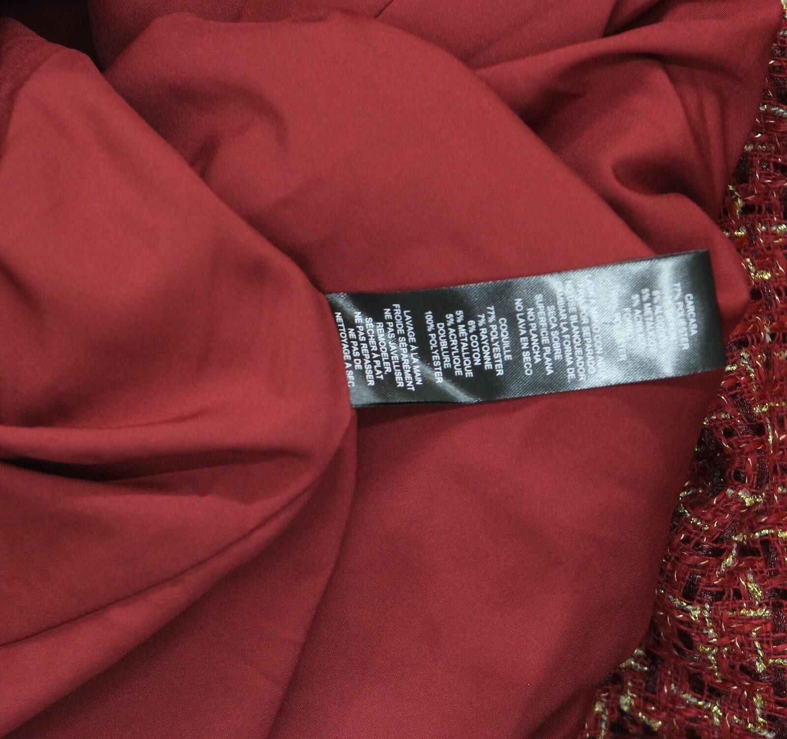 Other Nwt Jessica Howard Neckline Shift Cocktail Dress Red 10p Size L / US 10 / IT 46 - 6 Thumbnail