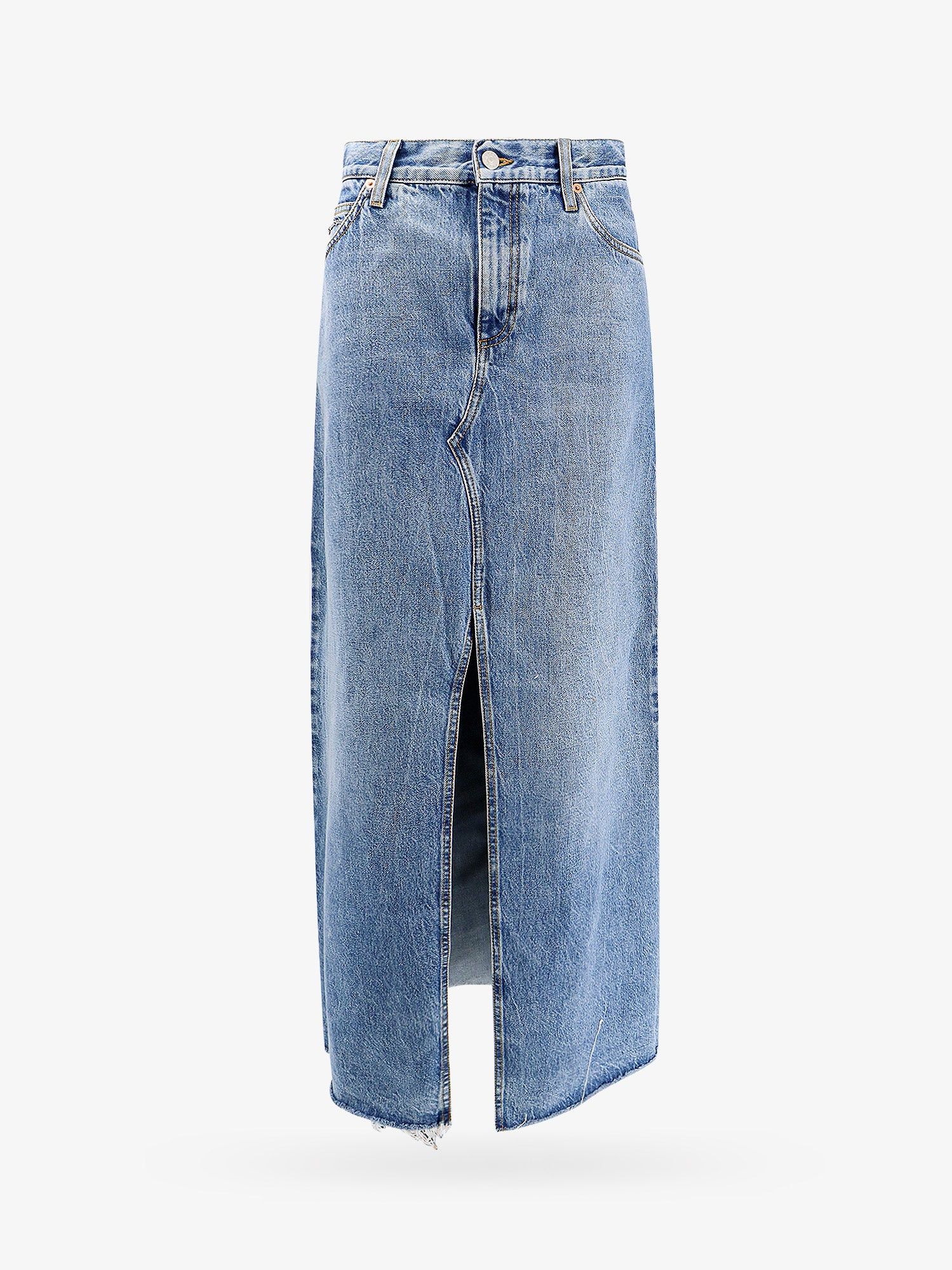 image of Gucci Jeans Woman Blue Skirts, Women's (Size 27)