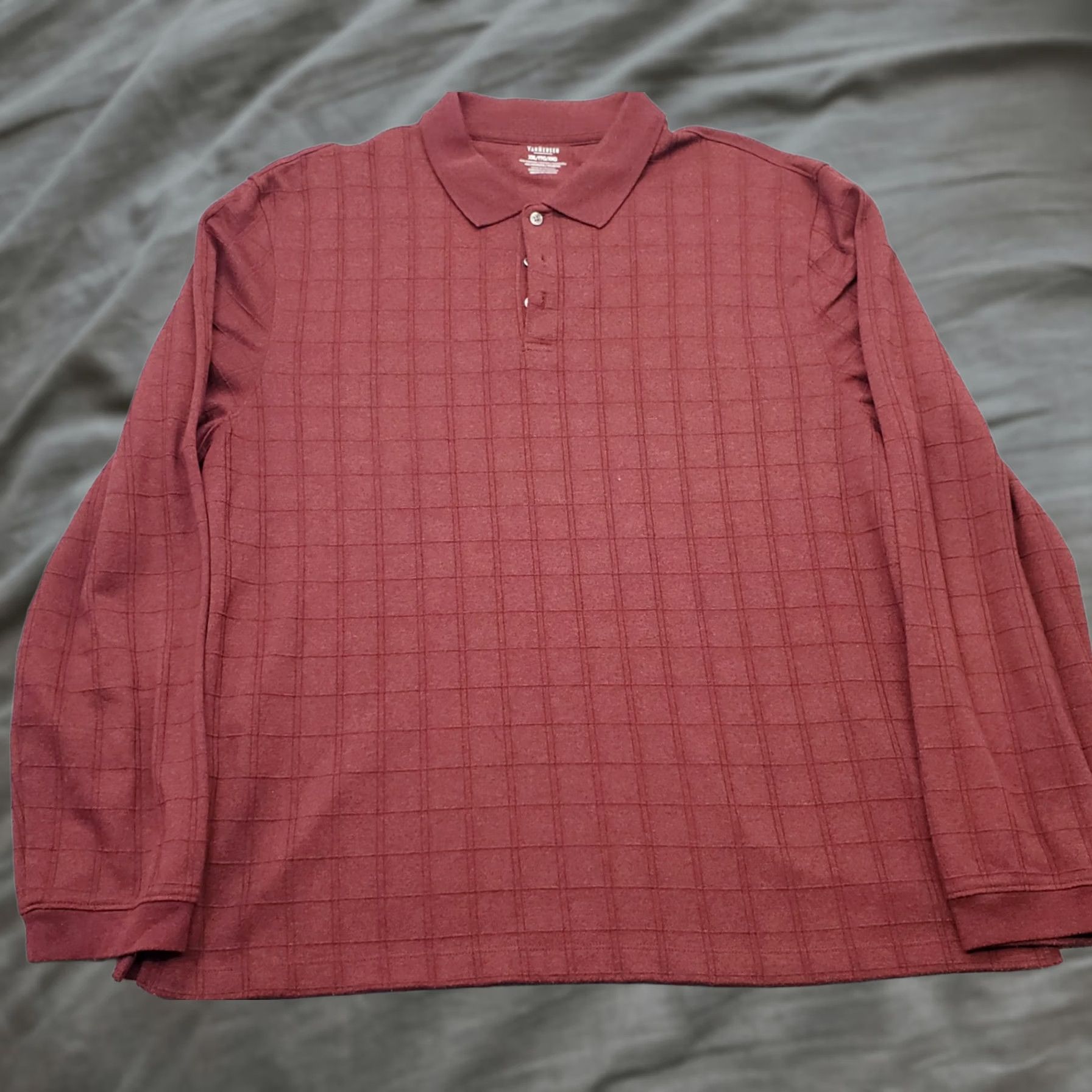 Van Heusen Van Heusen Polo Shirt Men XXL Multi Performance Check Short Sleeve Collared Slit: Mens Size XXL: Multicolor Check Polo Shirt (Sports, Golf) Size US XXL / EU 58 / 5 - 1 Thumbnail